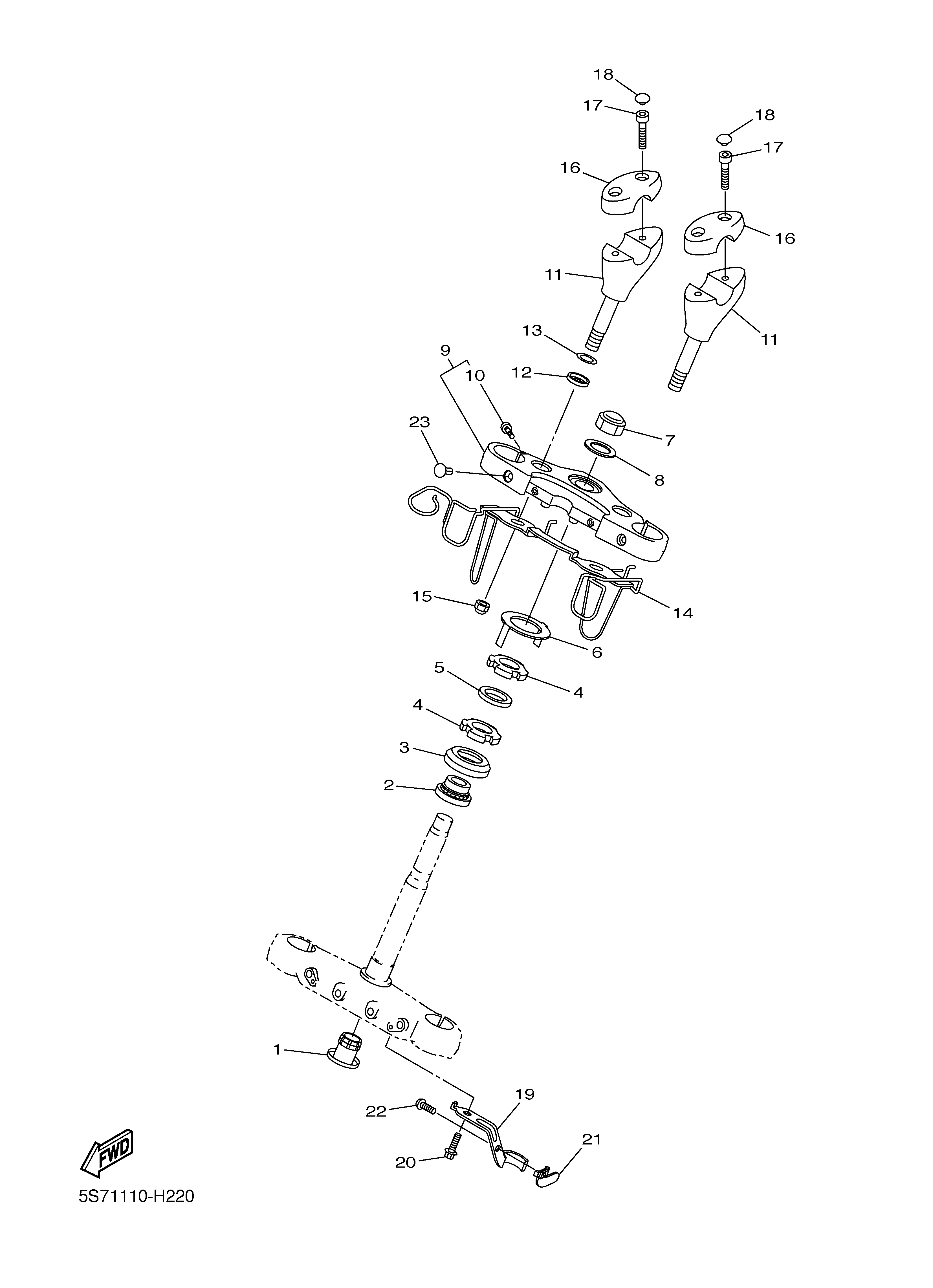 STEERING Exploded diagrams