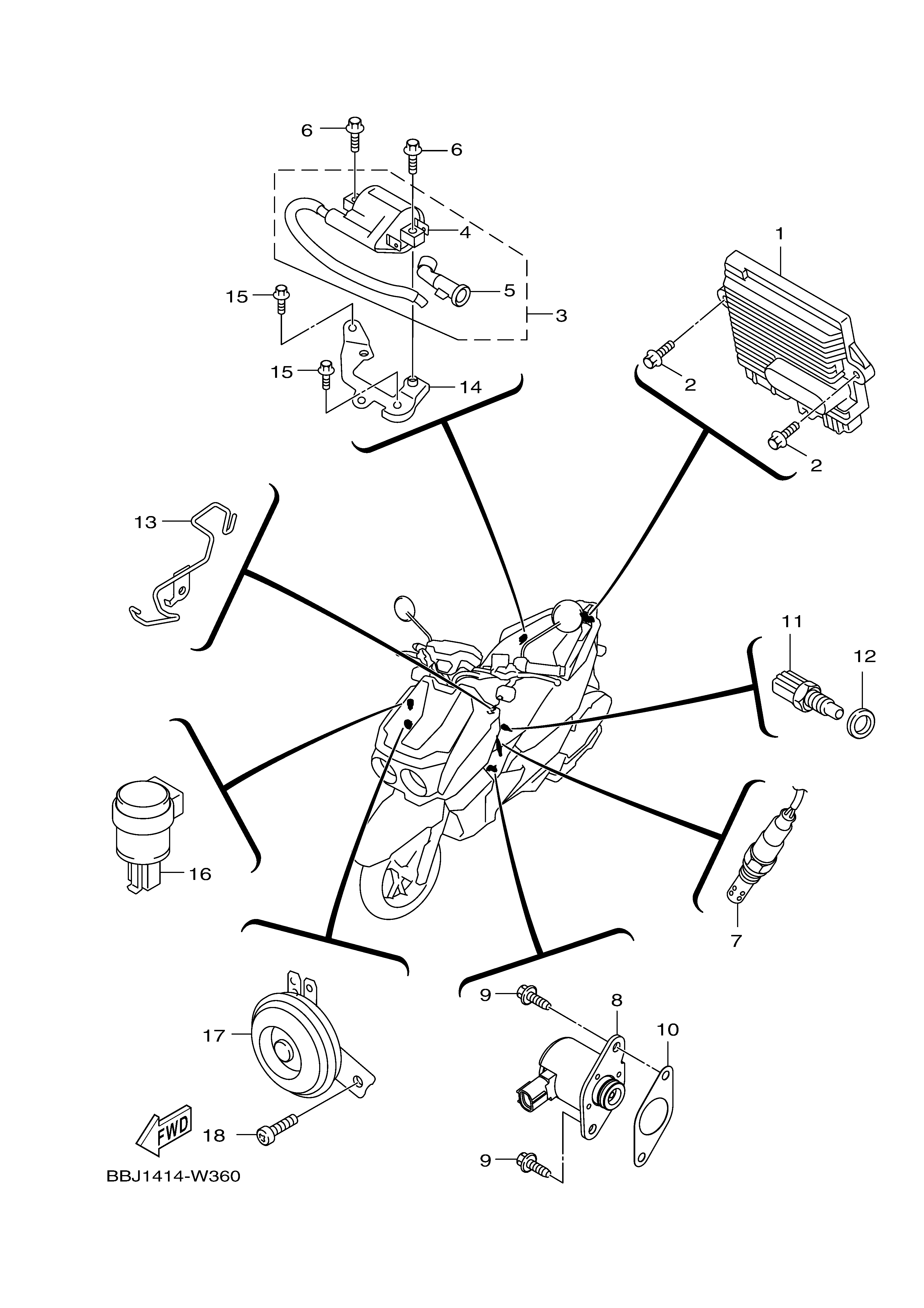 ELECTRICAL 3 Diagram terurai