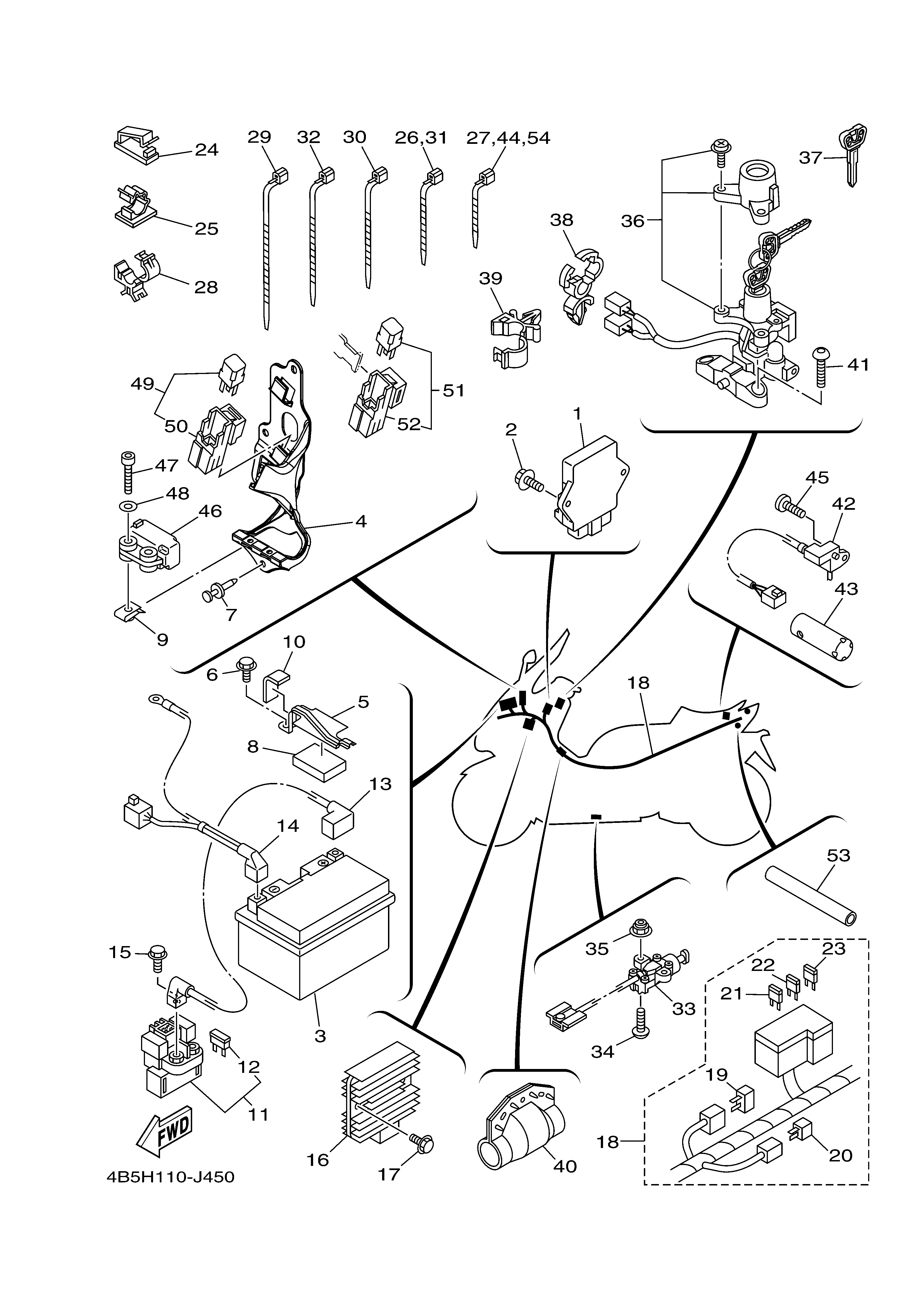 ELECTRICAL 1 Diagram terurai