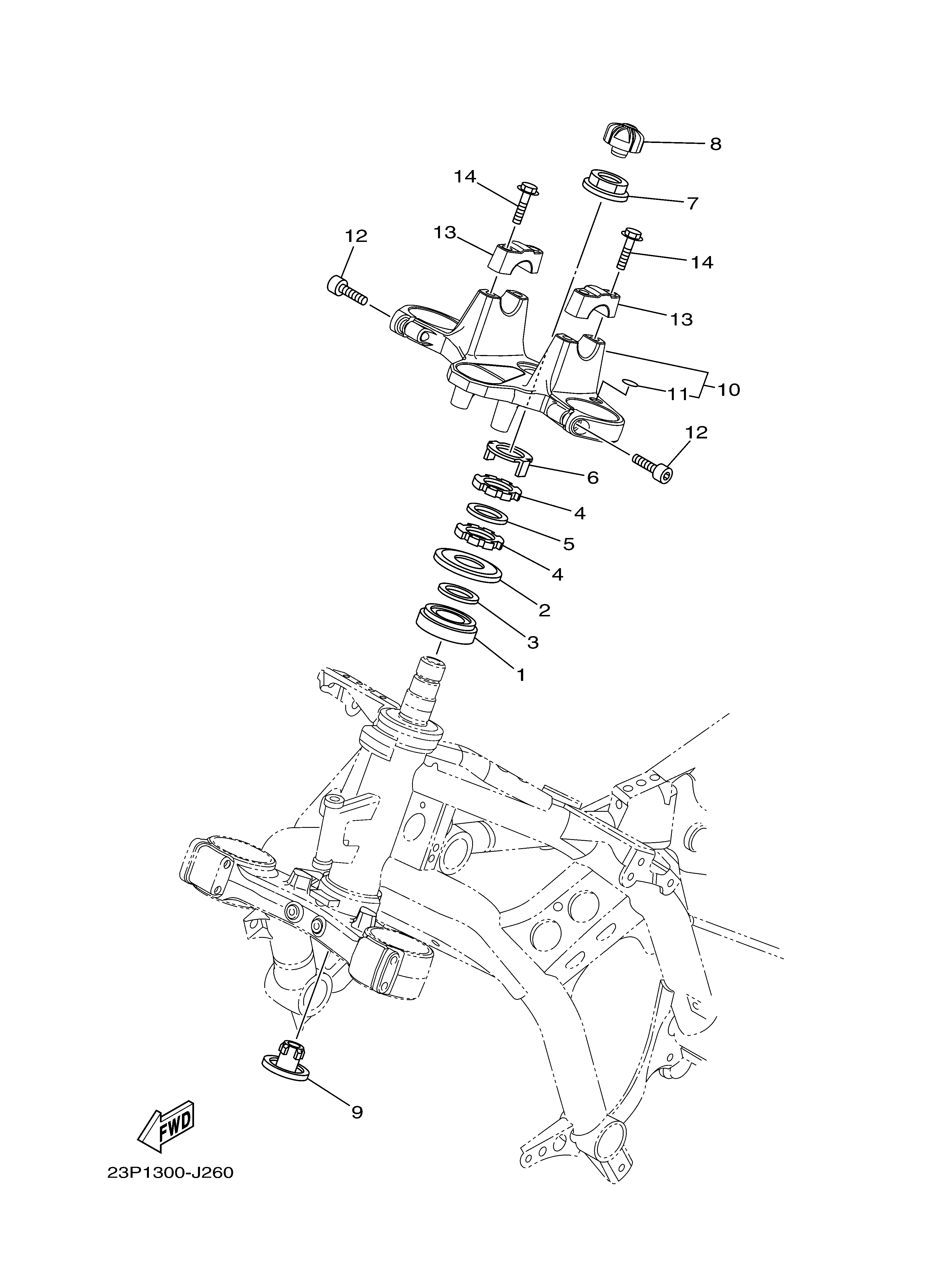 STEERING Sơ đồ tách chi tiết