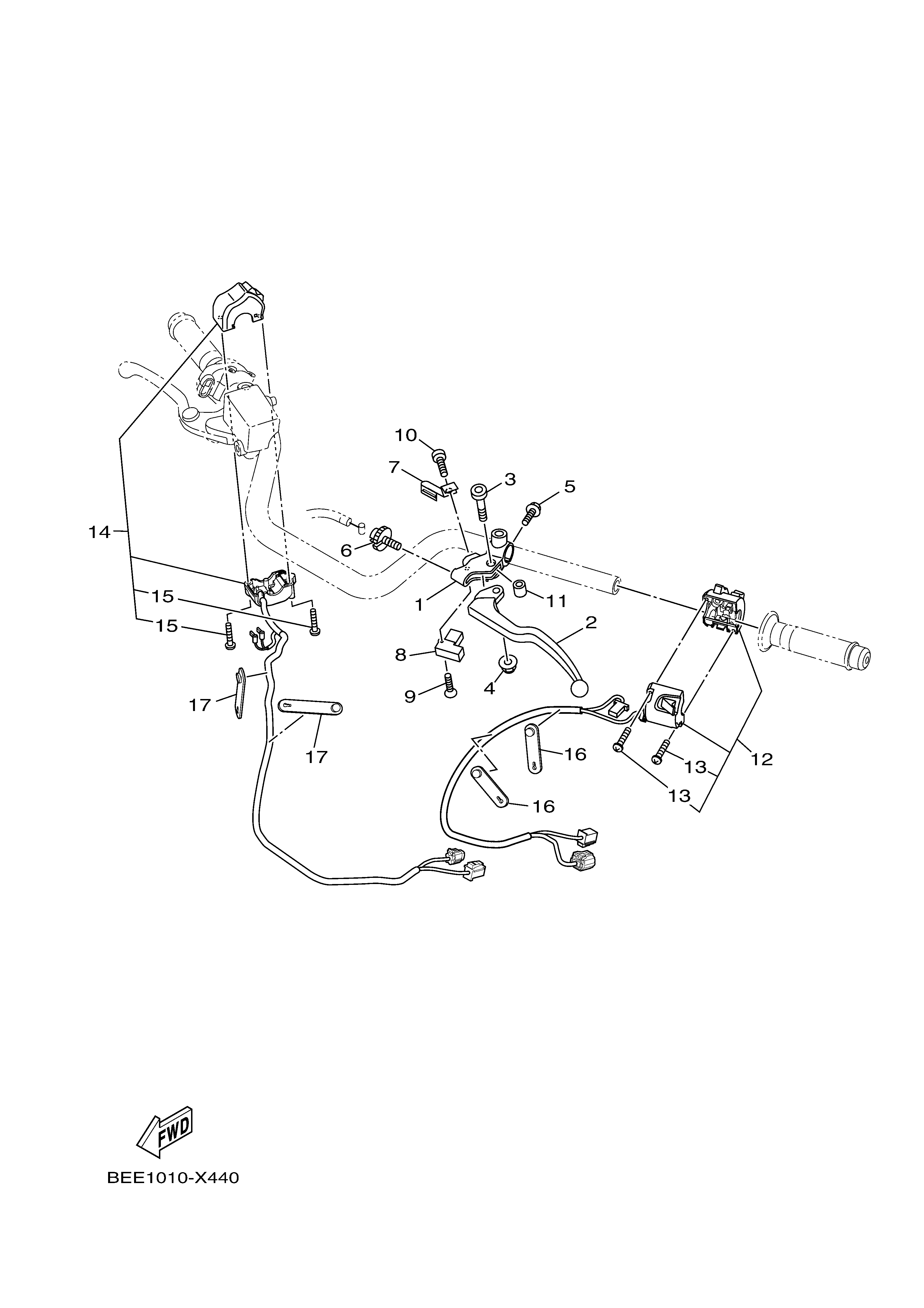 HANDLE SWITCH & LEVER Despieces