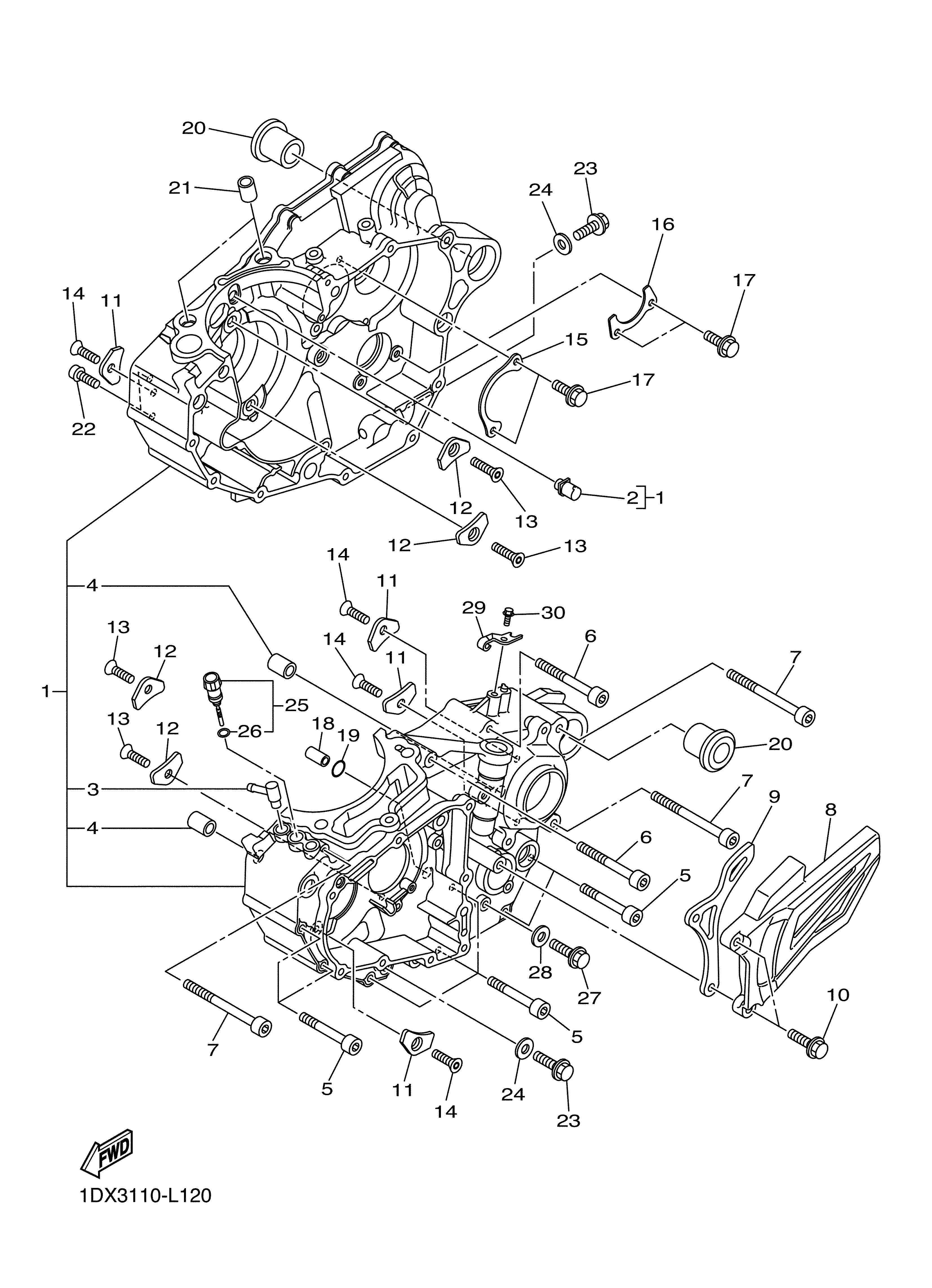 CRANKCASE Despieces