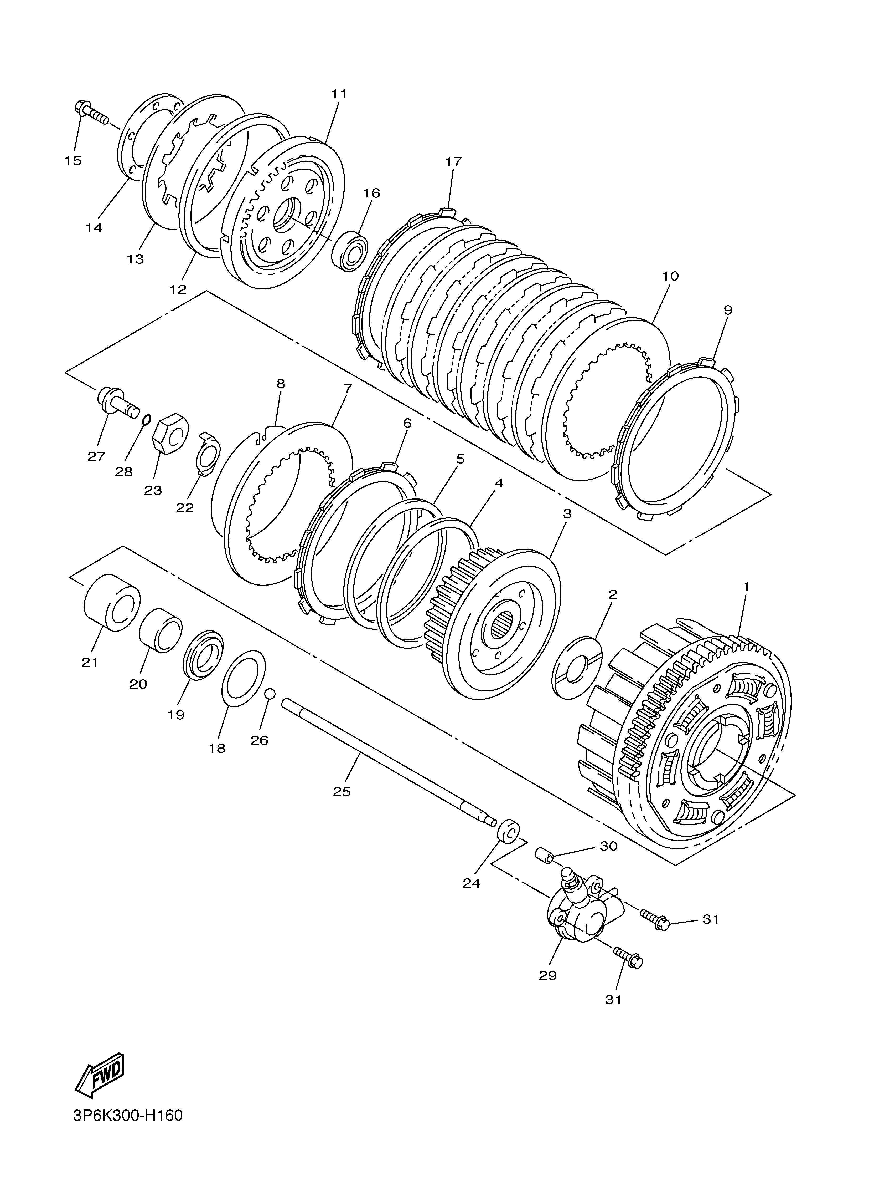 CLUTCH Despieces