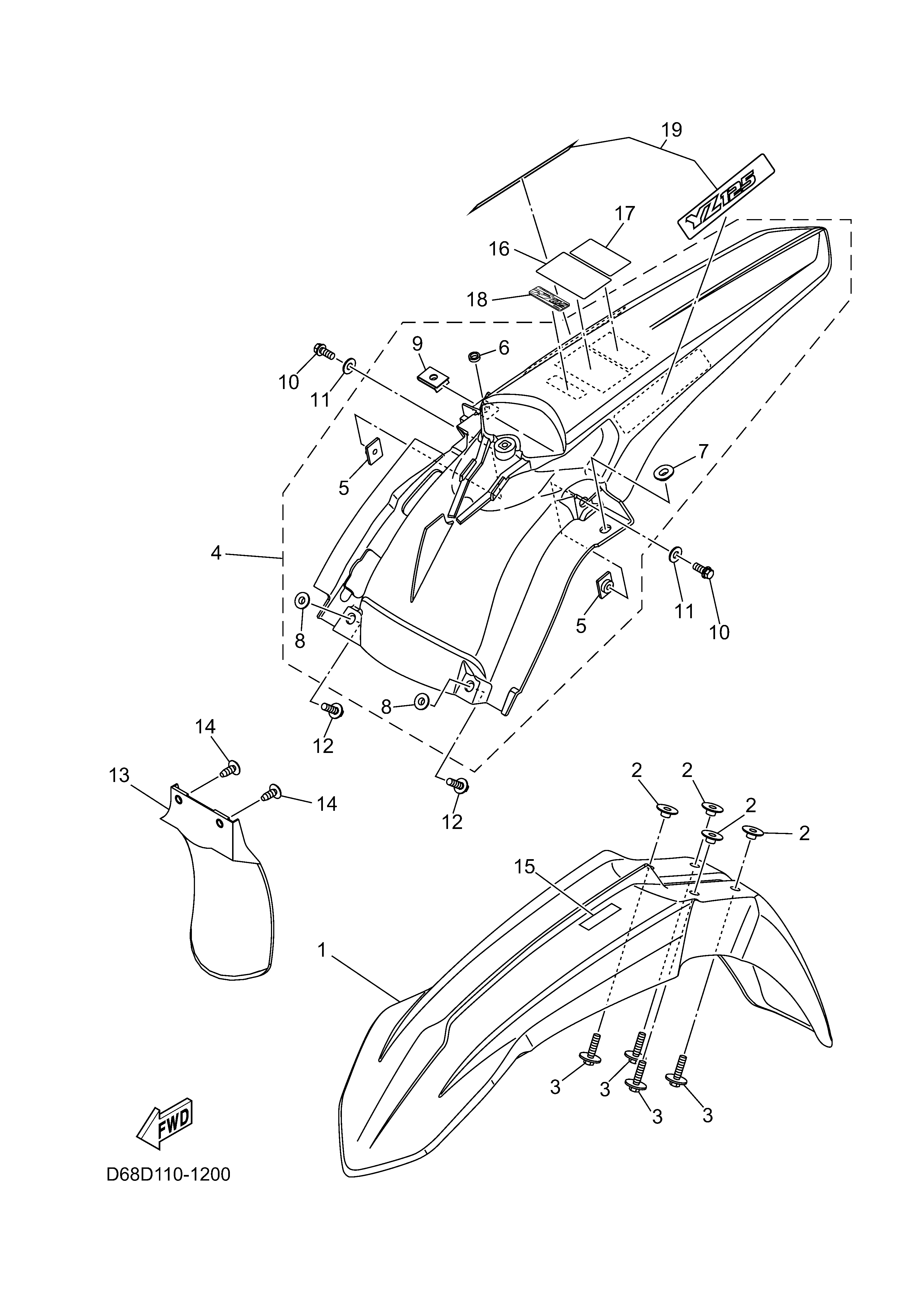 FENDER Diagram terurai