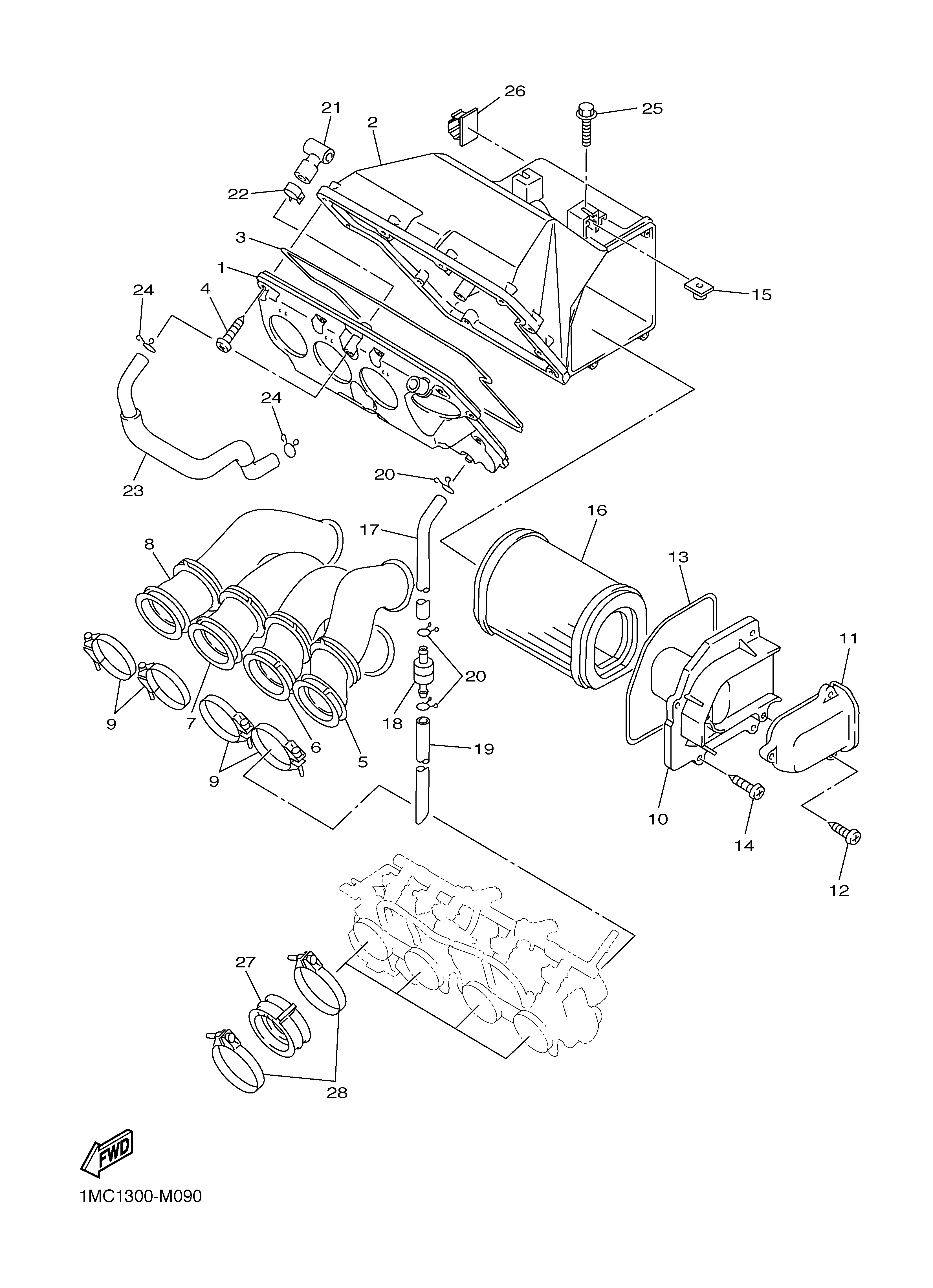 INTAKE 爆炸图