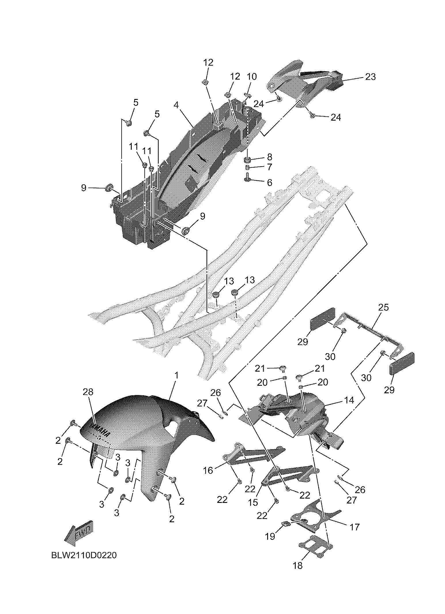 FENDER Diagram terurai