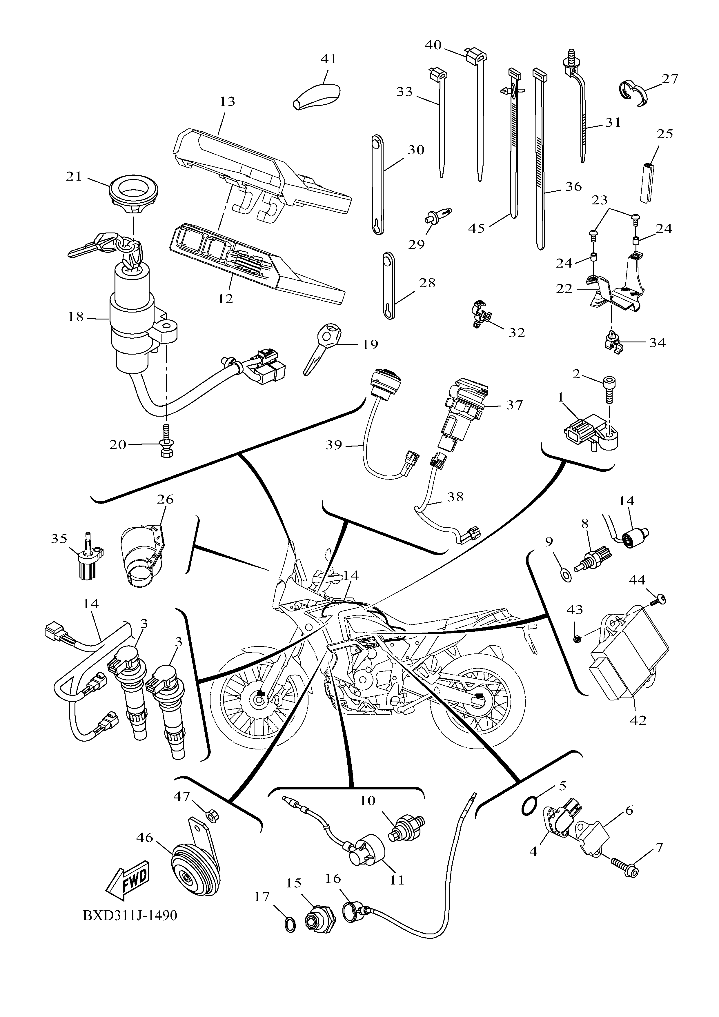 ELECTRICAL 2 Diagram terurai
