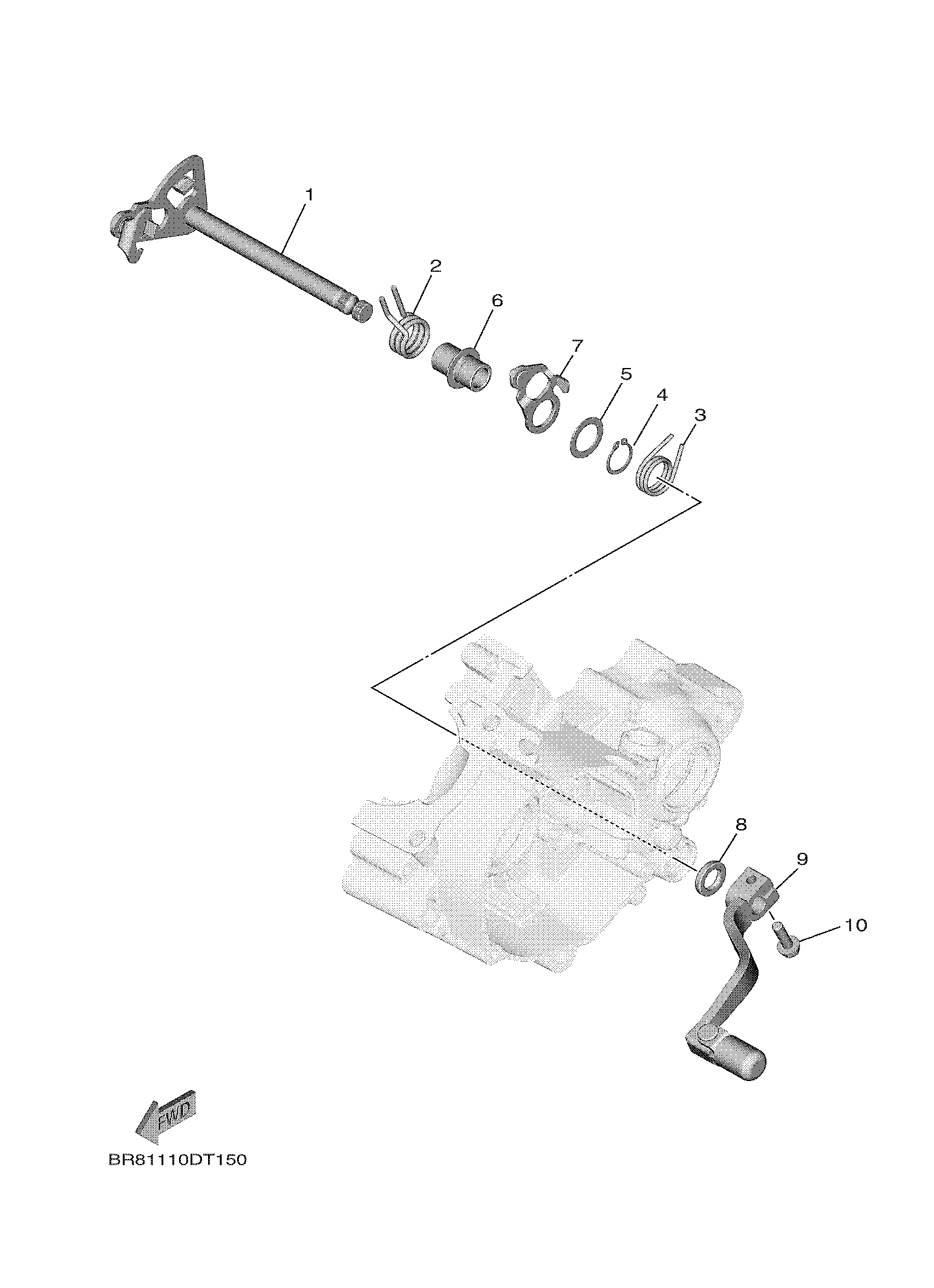 SHIFT SHAFT Sơ đồ tách chi tiết