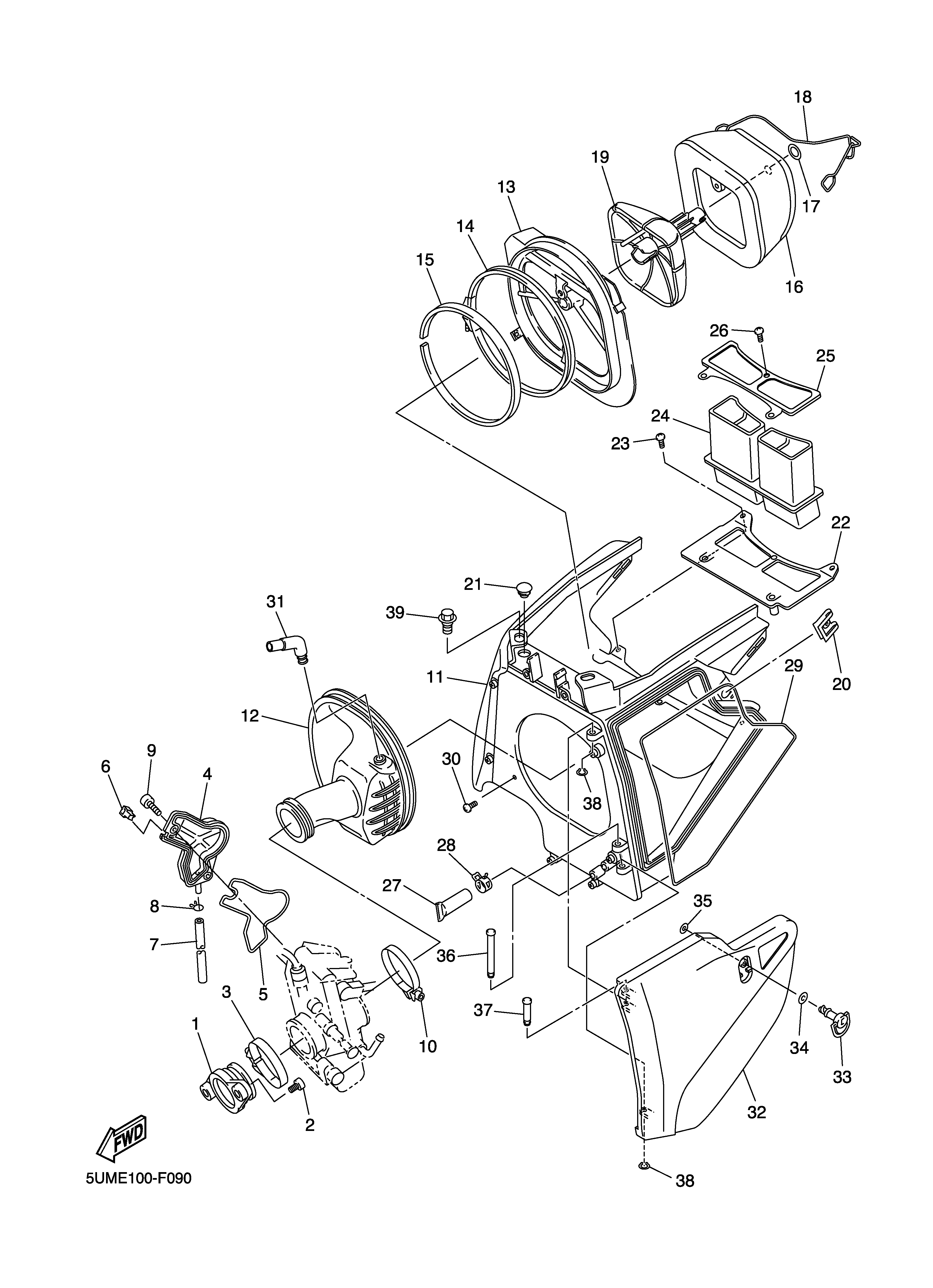 INTAKE Diagram terurai