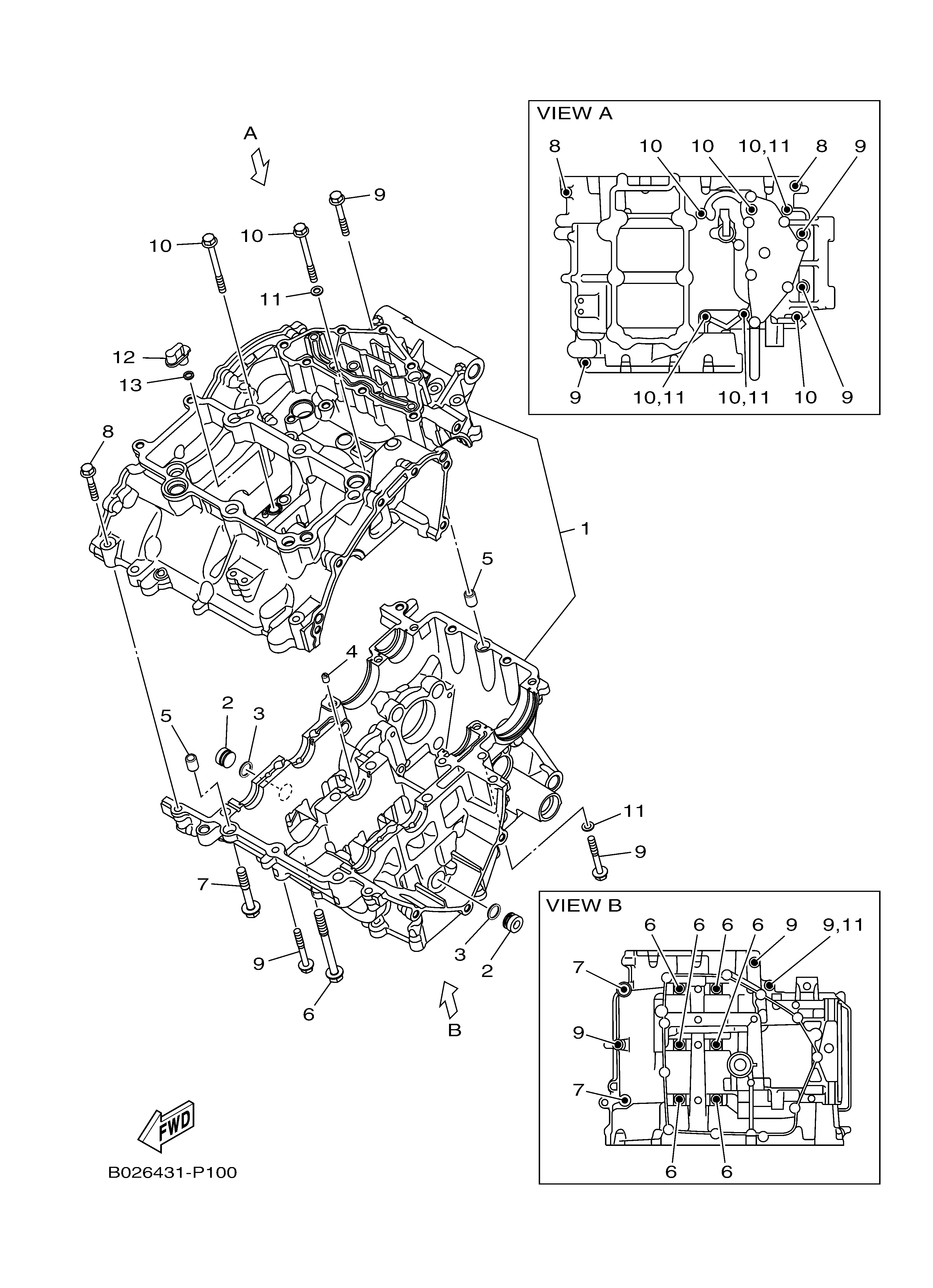 CRANKCASE Despieces