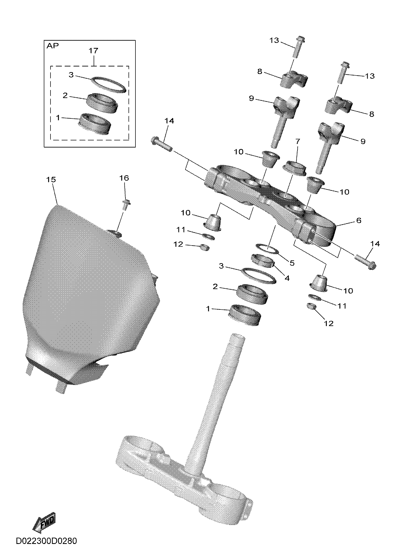 STEERING Sơ đồ tách chi tiết