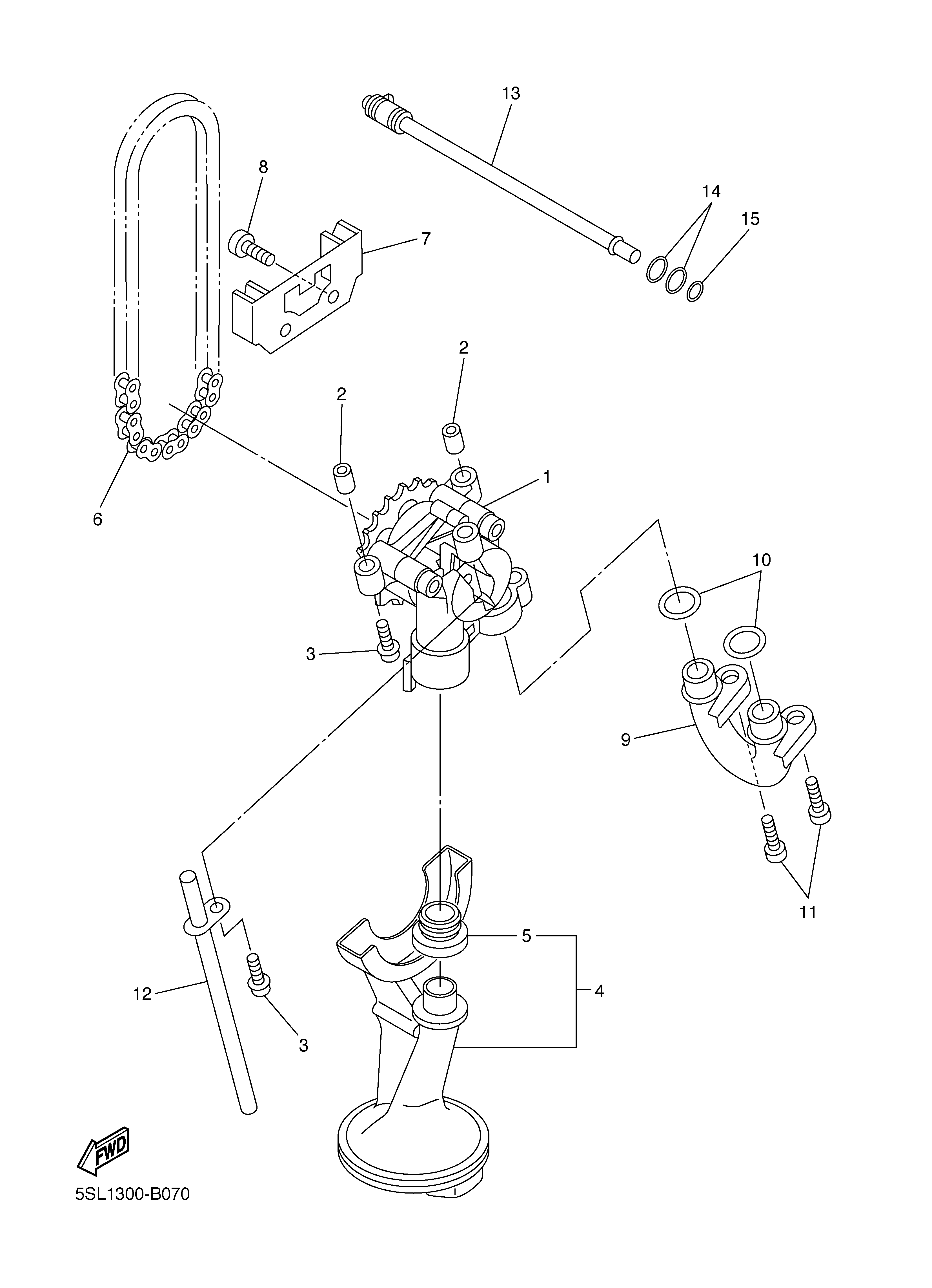 OIL PUMP Despieces