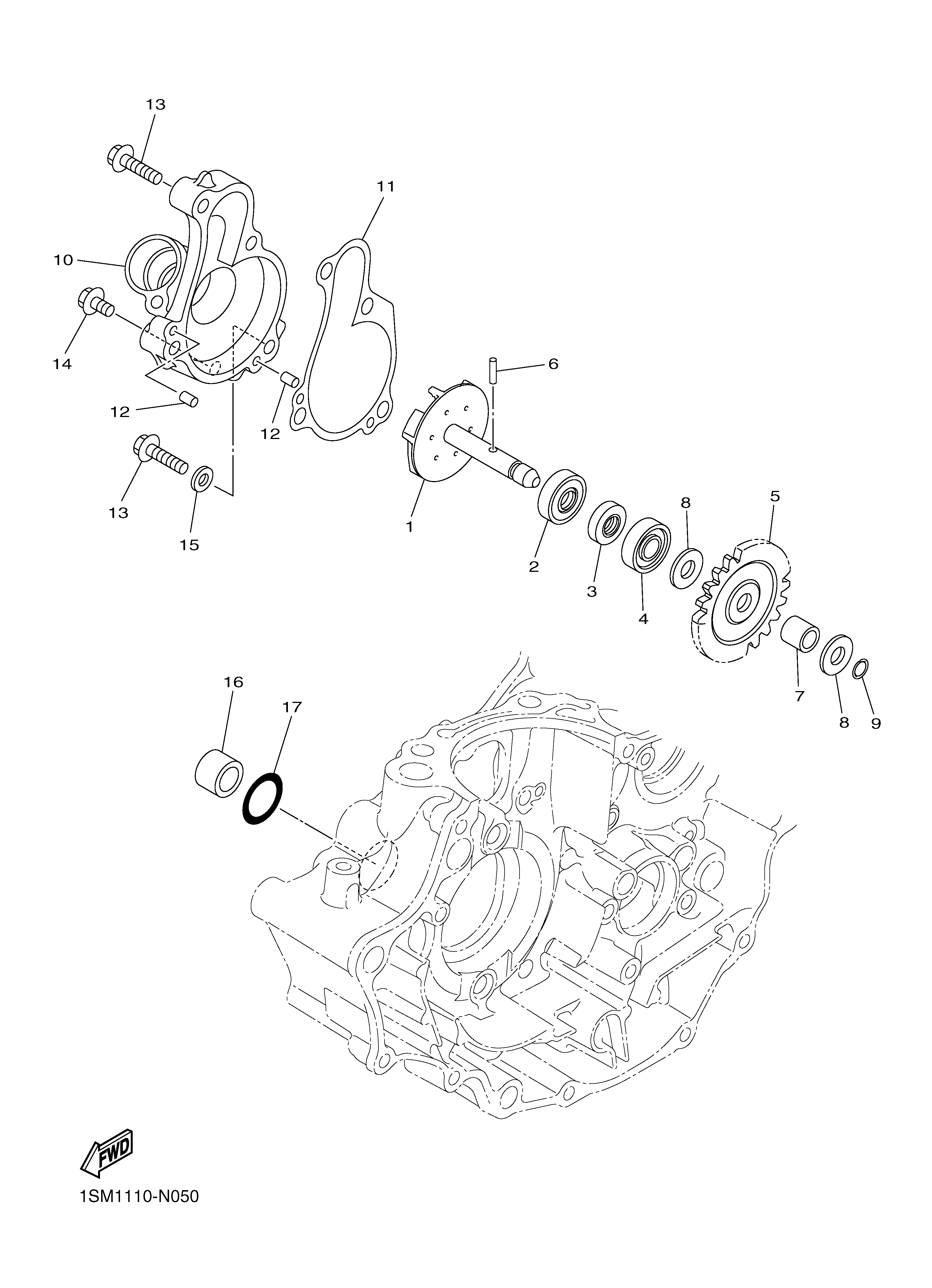 WATER PUMP Despieces