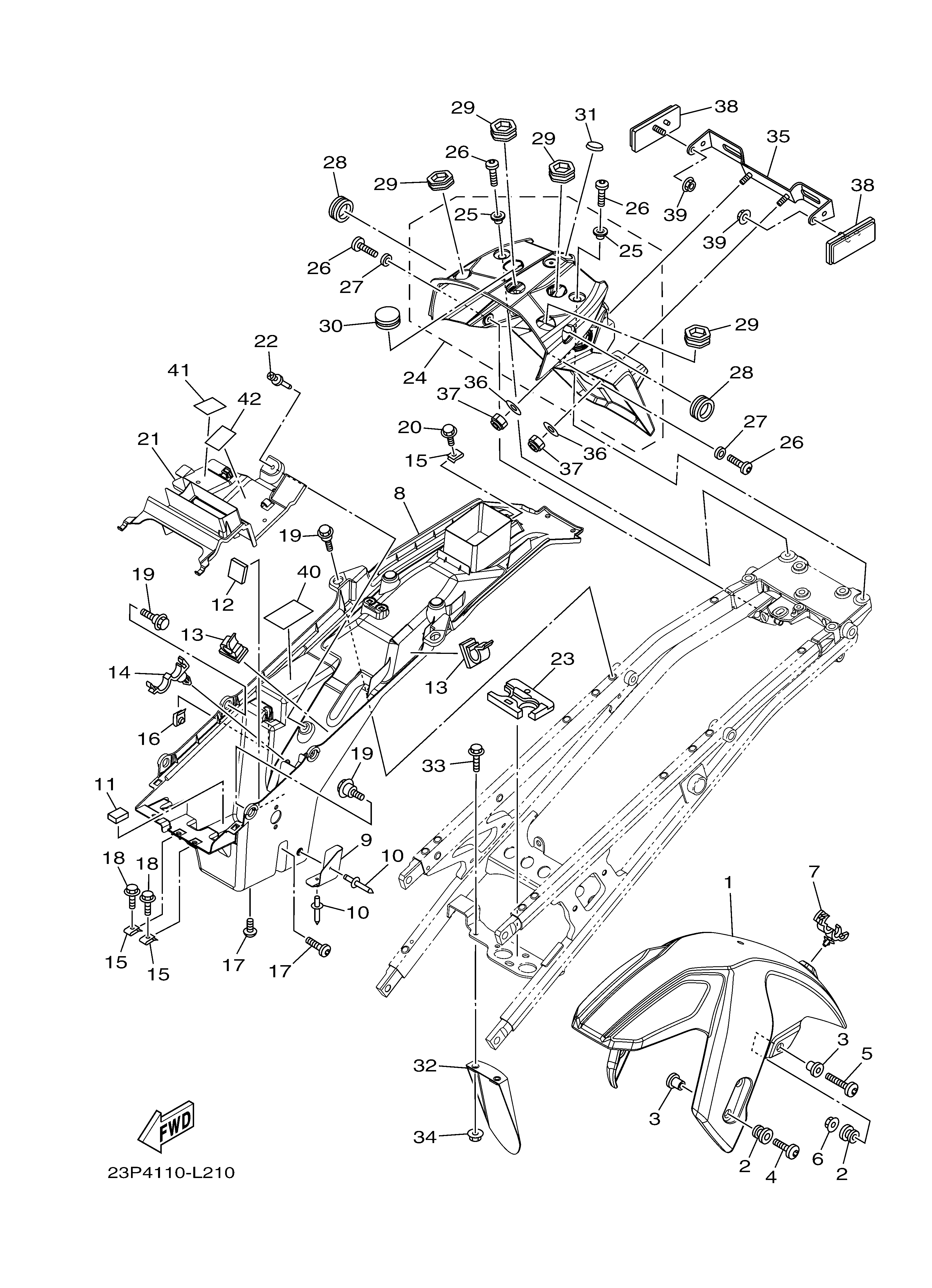 FENDER Diagram terurai