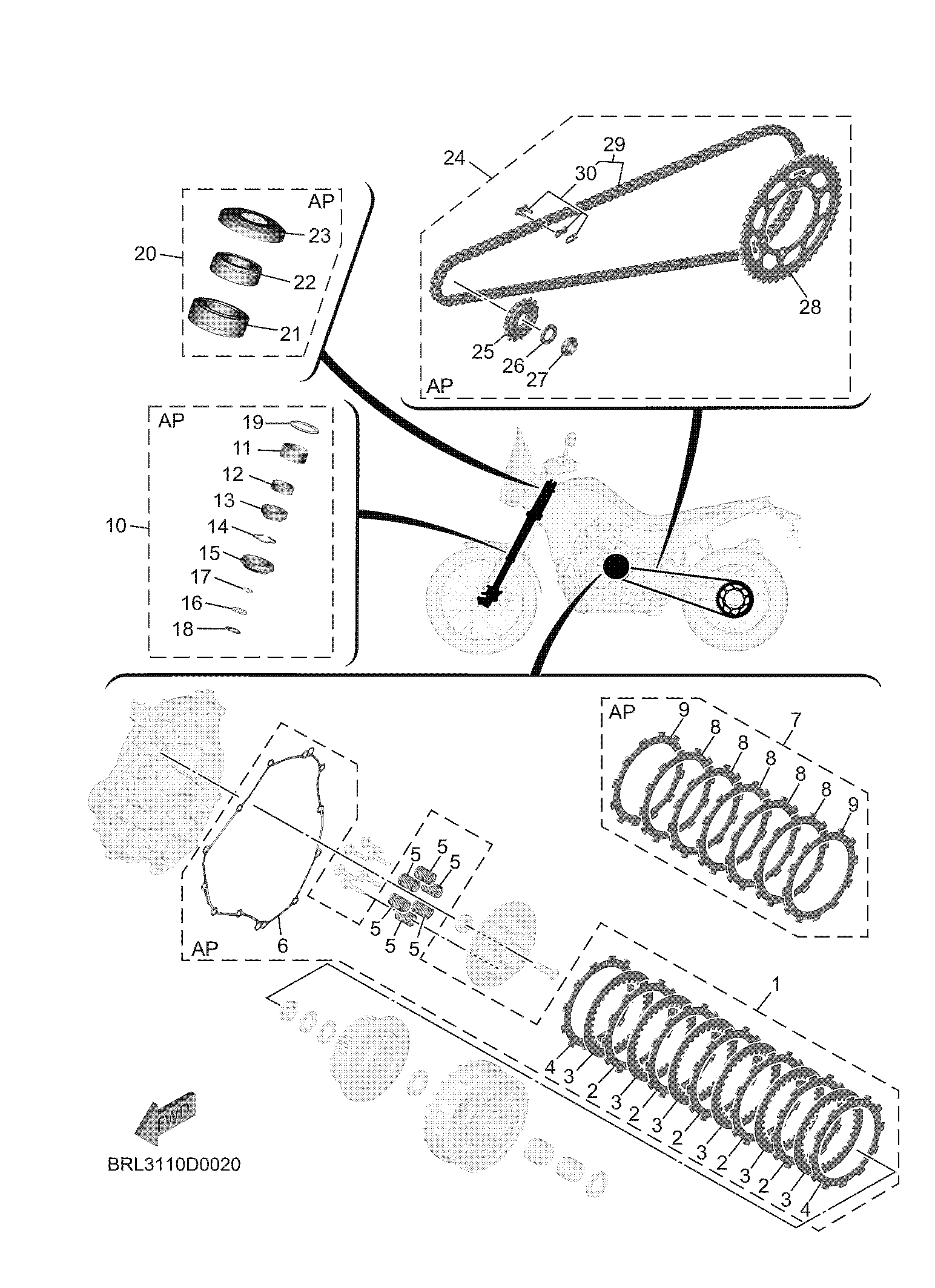2 MAINTENANCE PARTS KIT ภาพแยกชิ้นส่วน