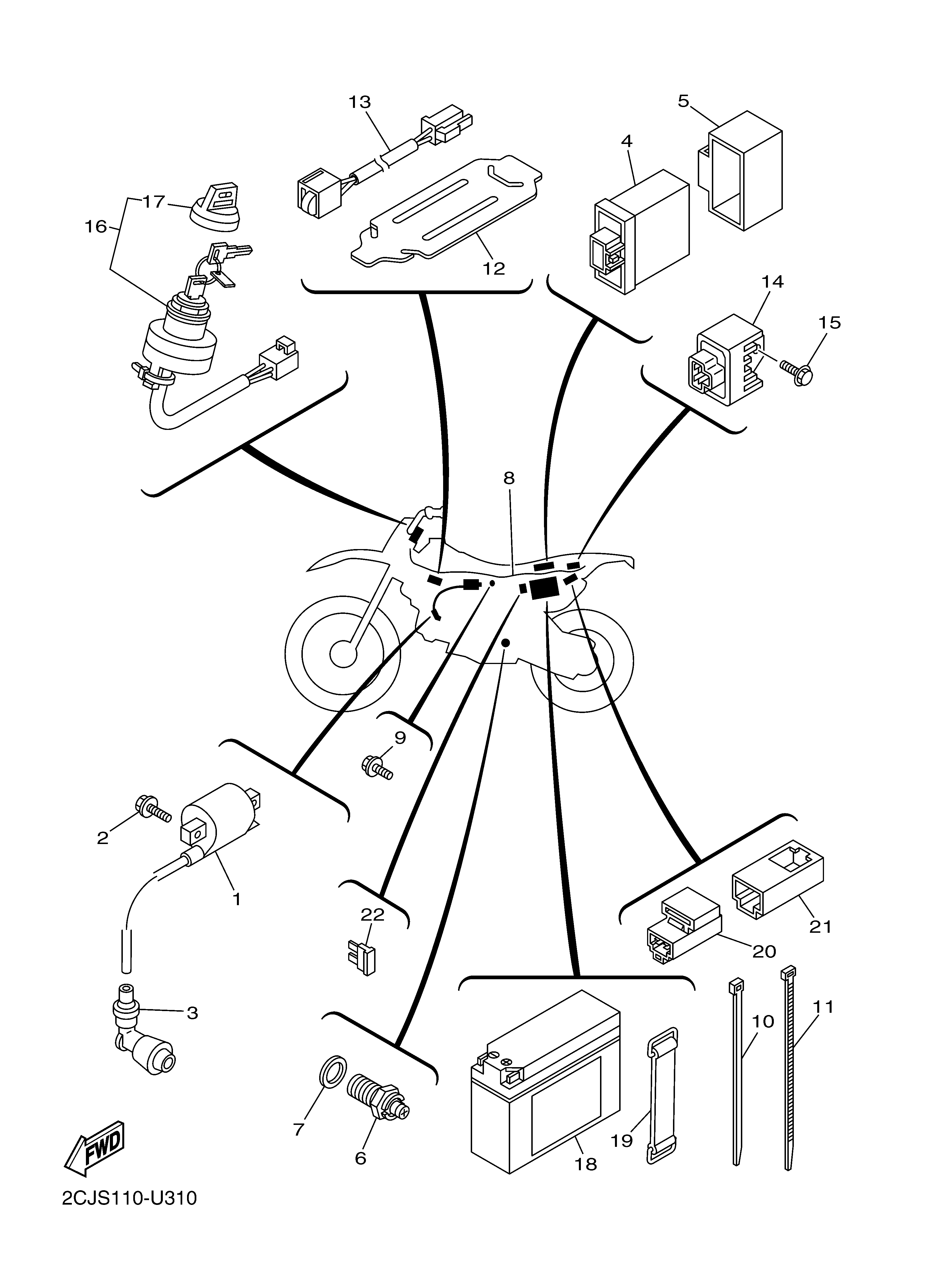 ELECTRICAL 1 Diagram terurai