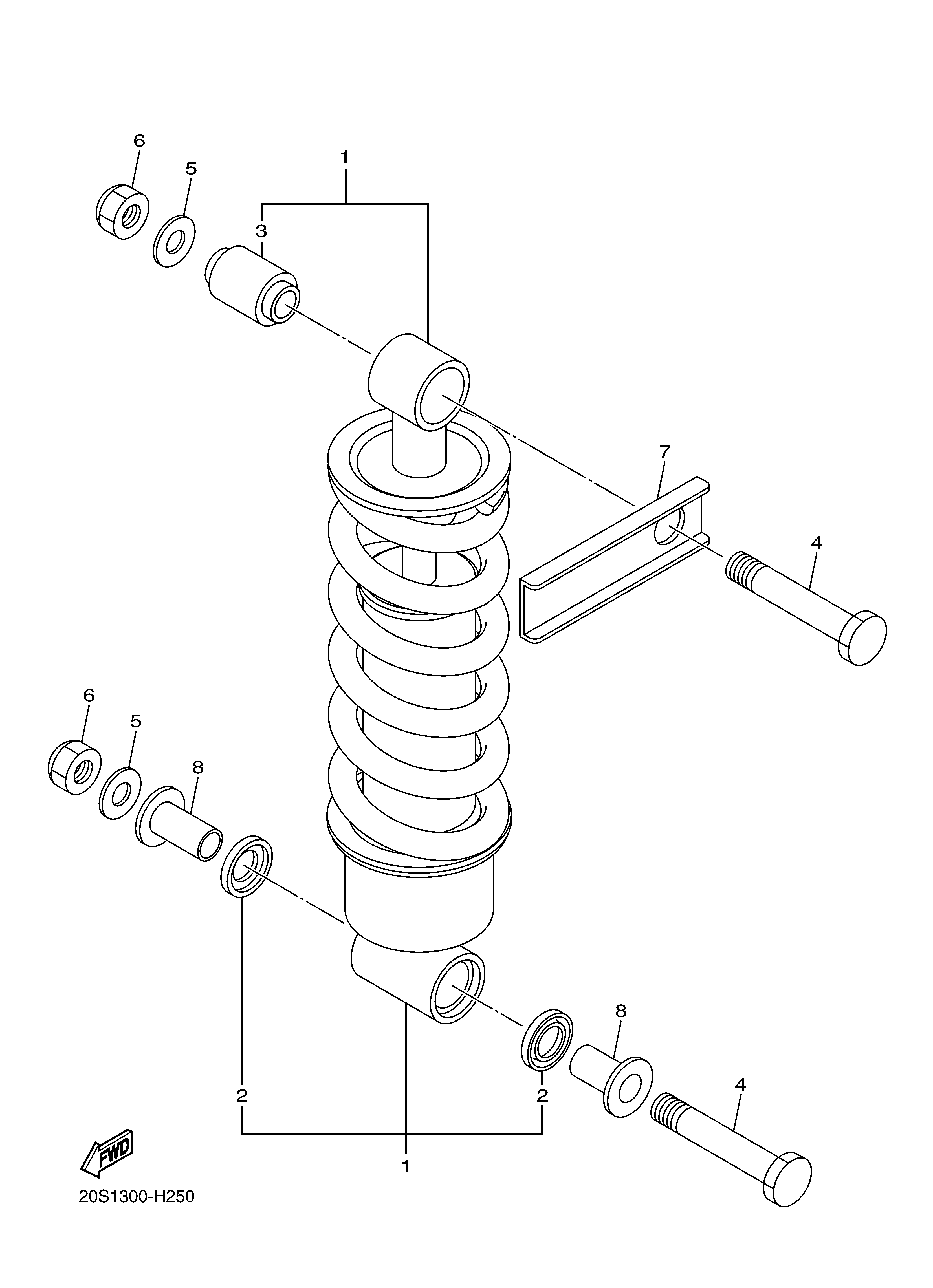 REAR SUSPENSION Despieces