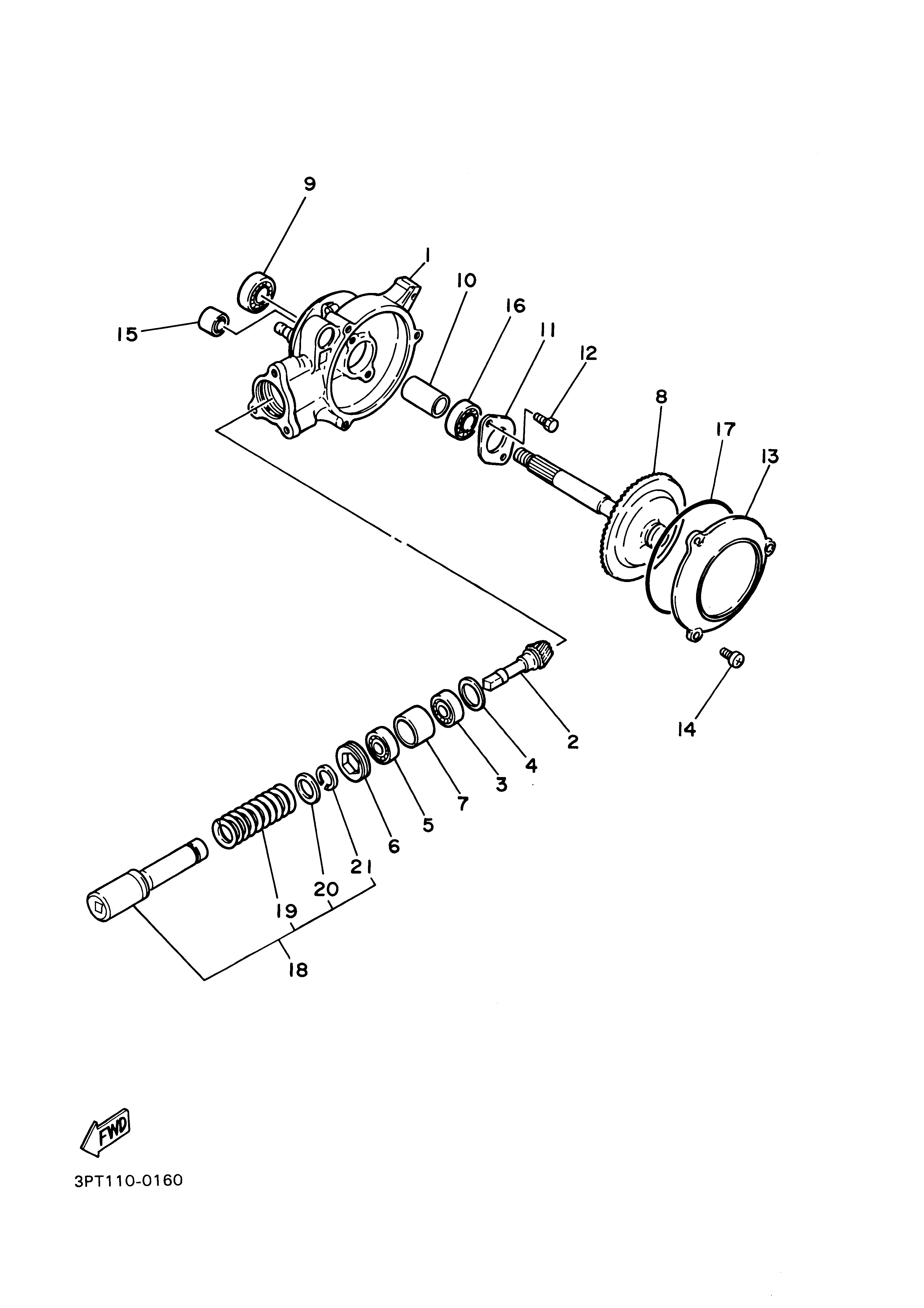 DRIVE SHAFT Diagram terurai