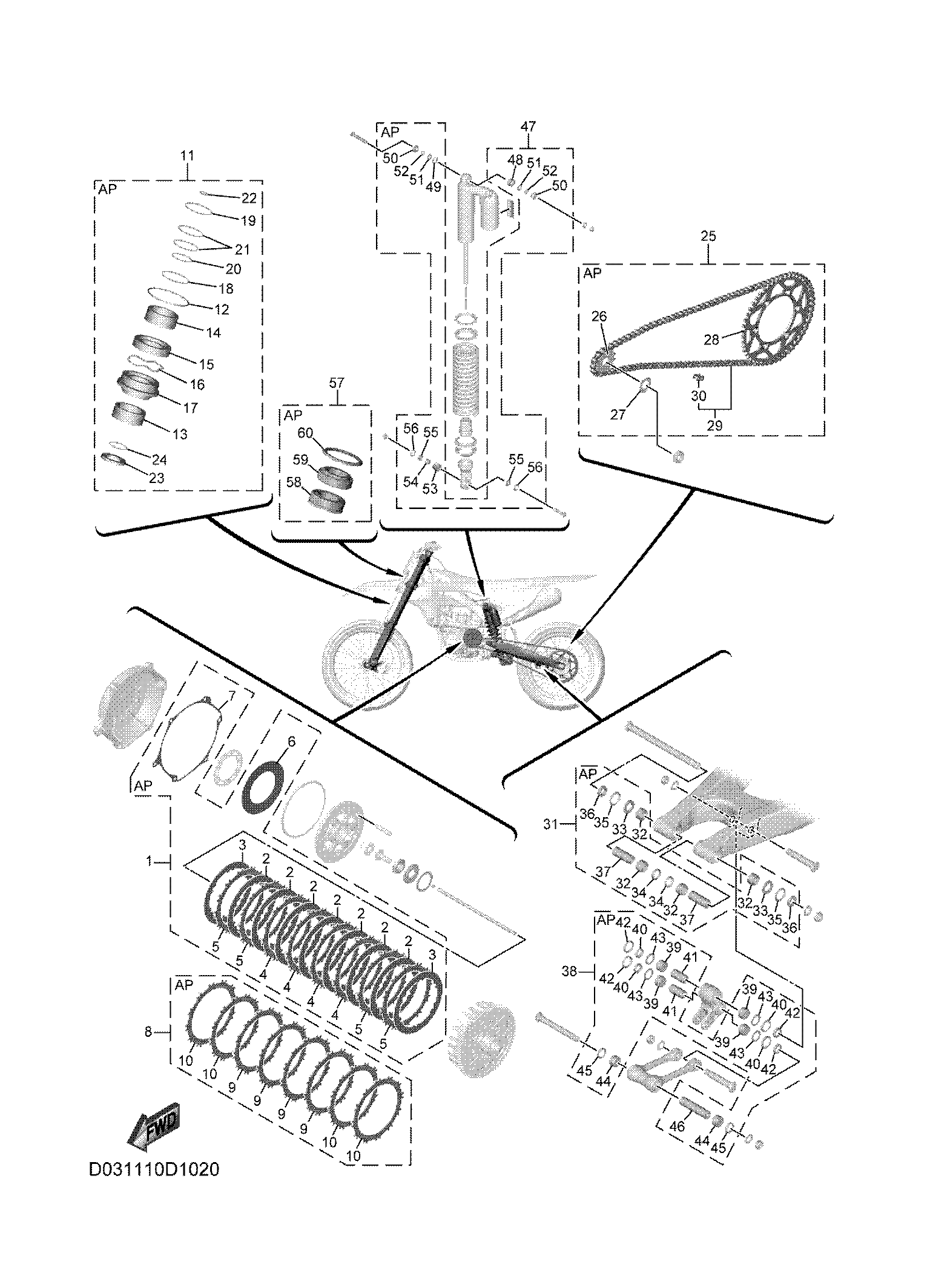 3 MAINTENANCE PARTS KIT Exploded diagrams