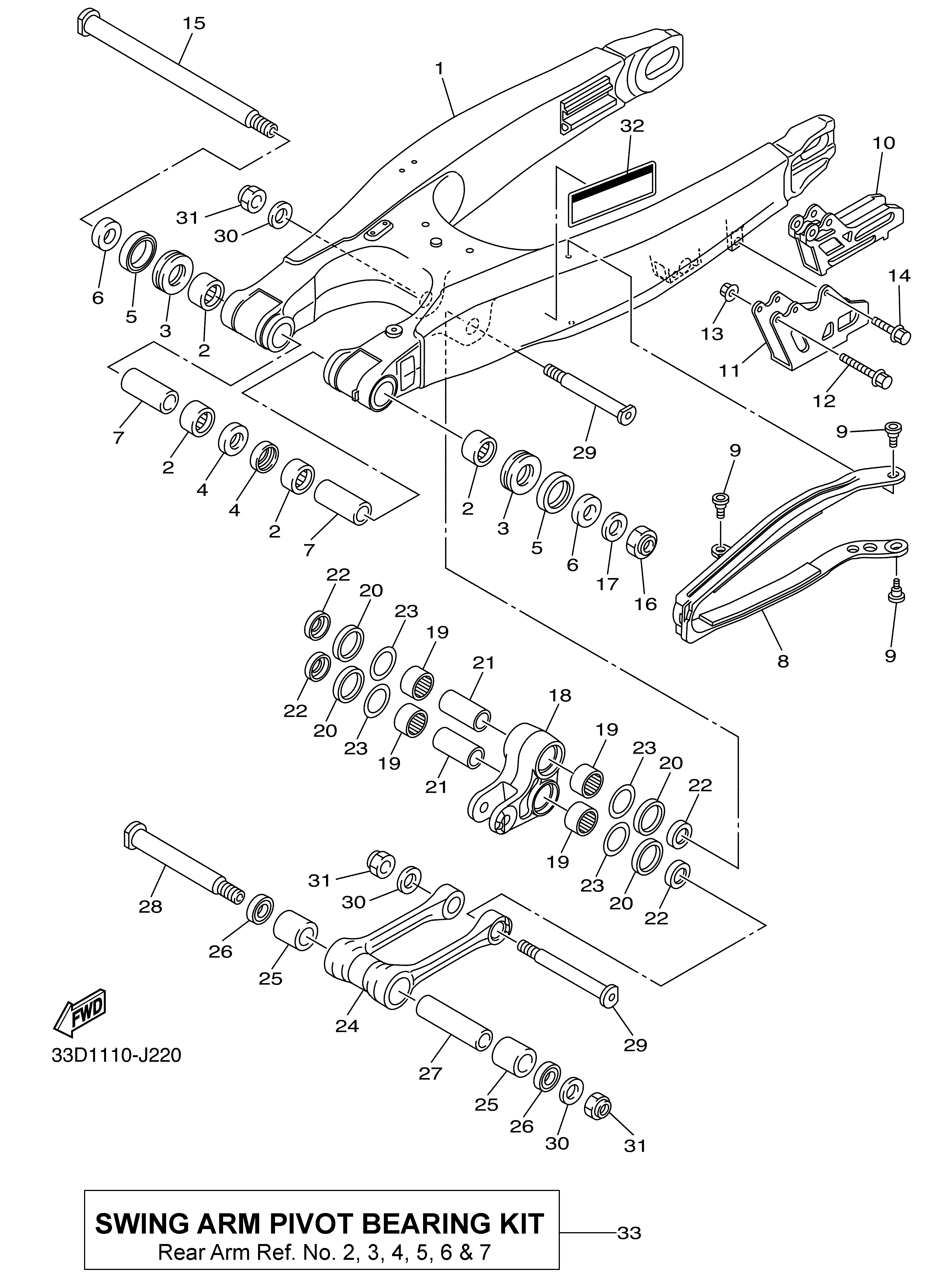 REAR ARM Despieces