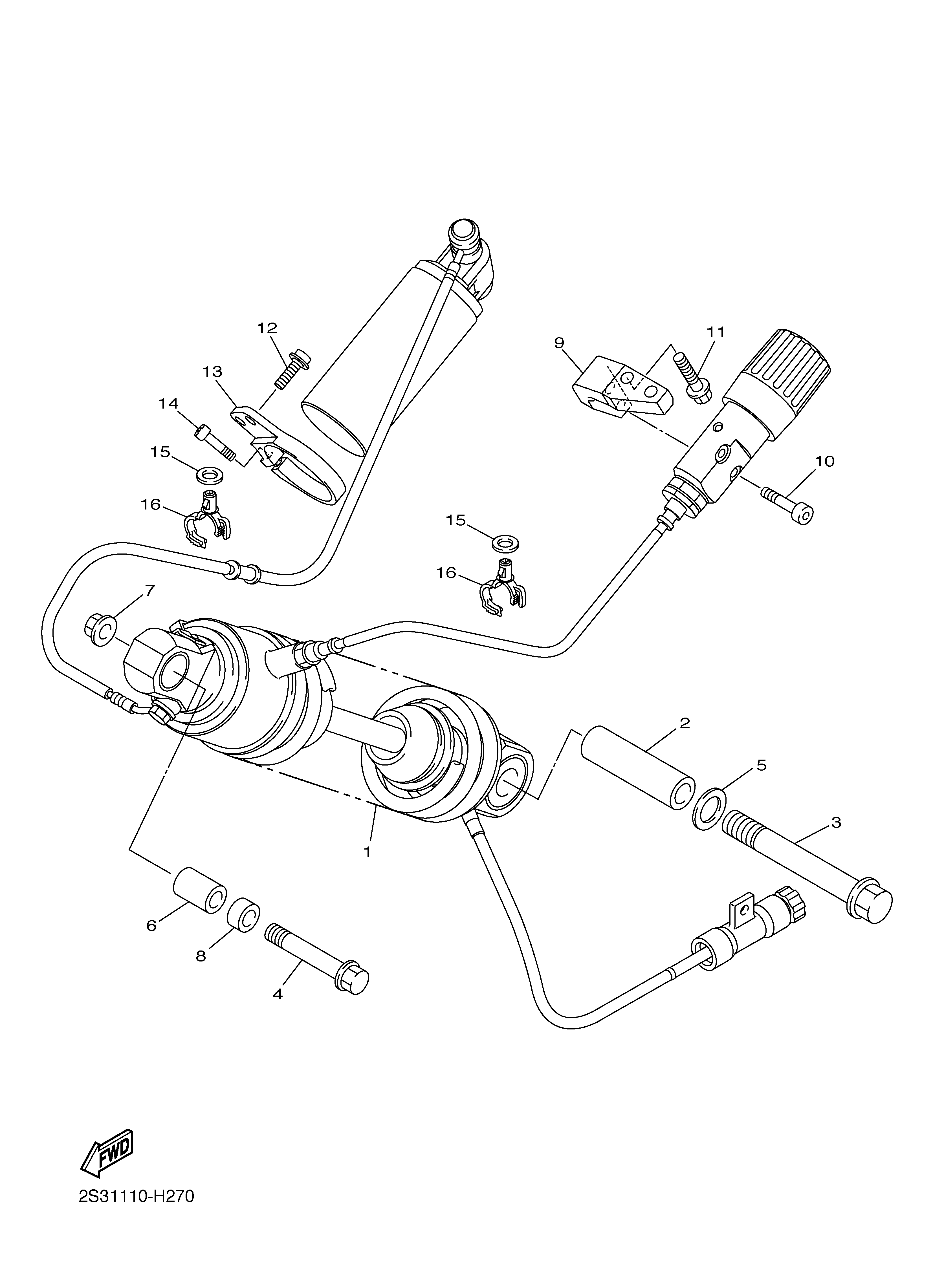 REAR SUSPENSION Exploded diagrams