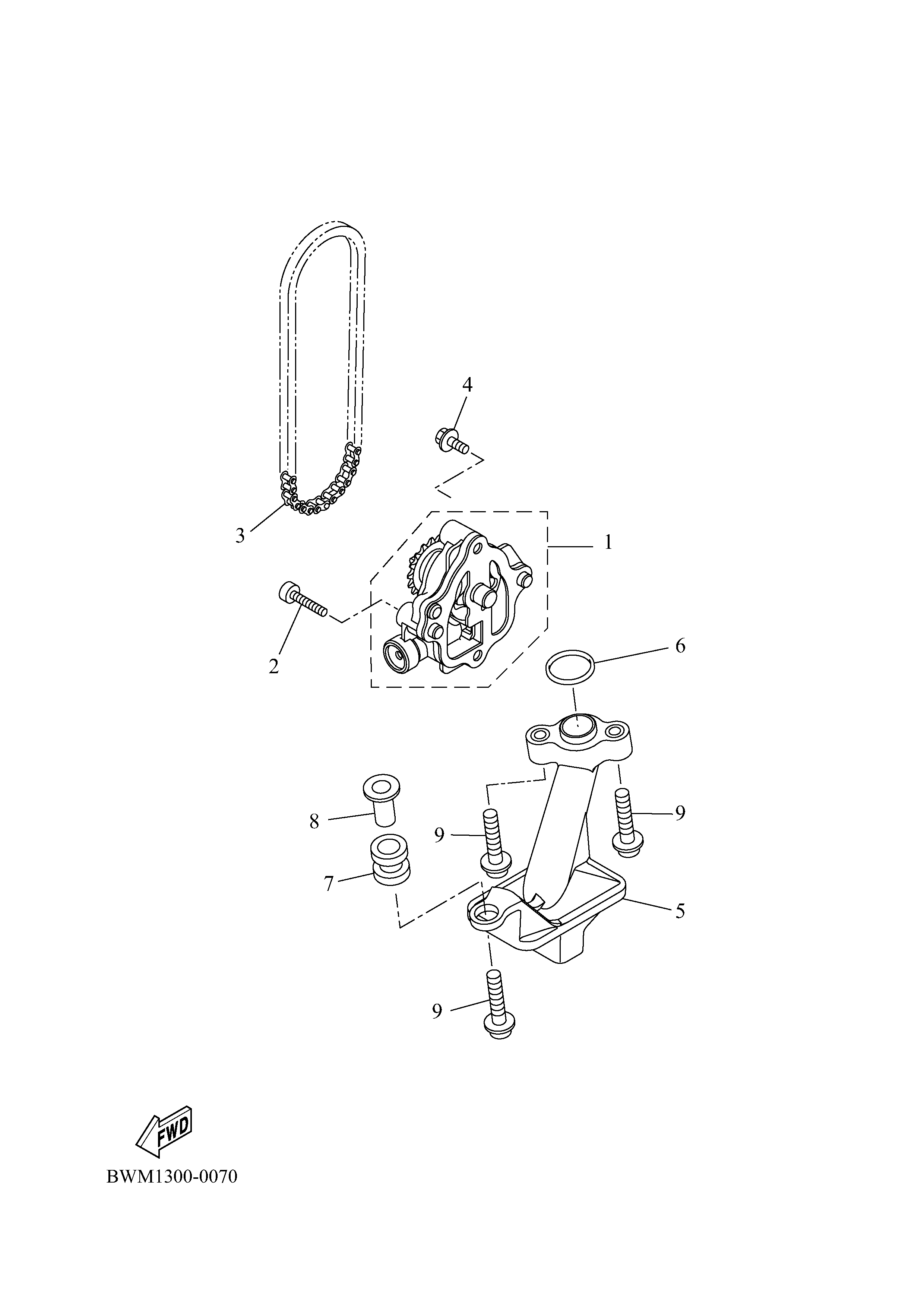 OIL PUMP 爆炸图