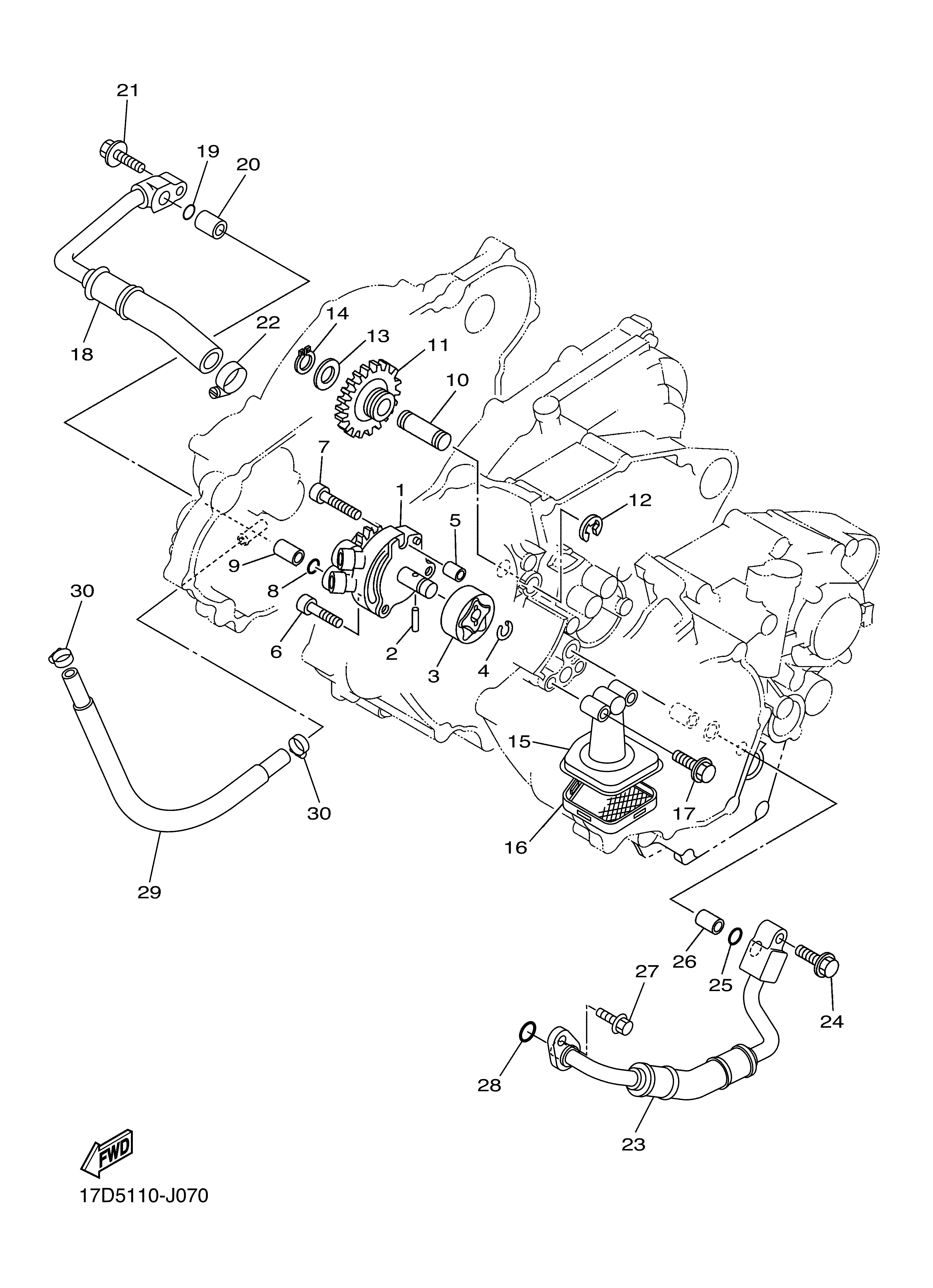 OIL PUMP 爆炸图