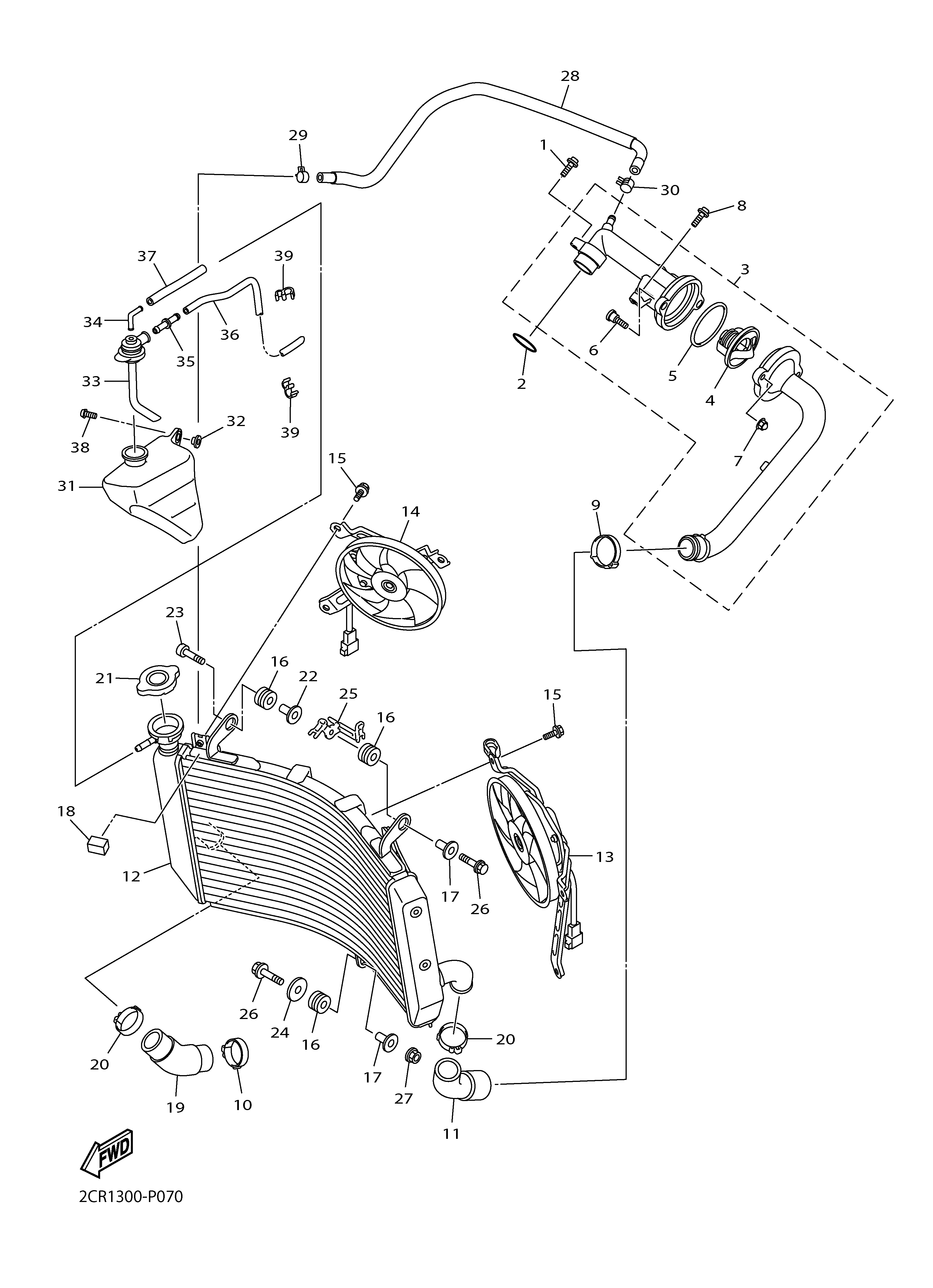 RADIATOR HOSE Despieces