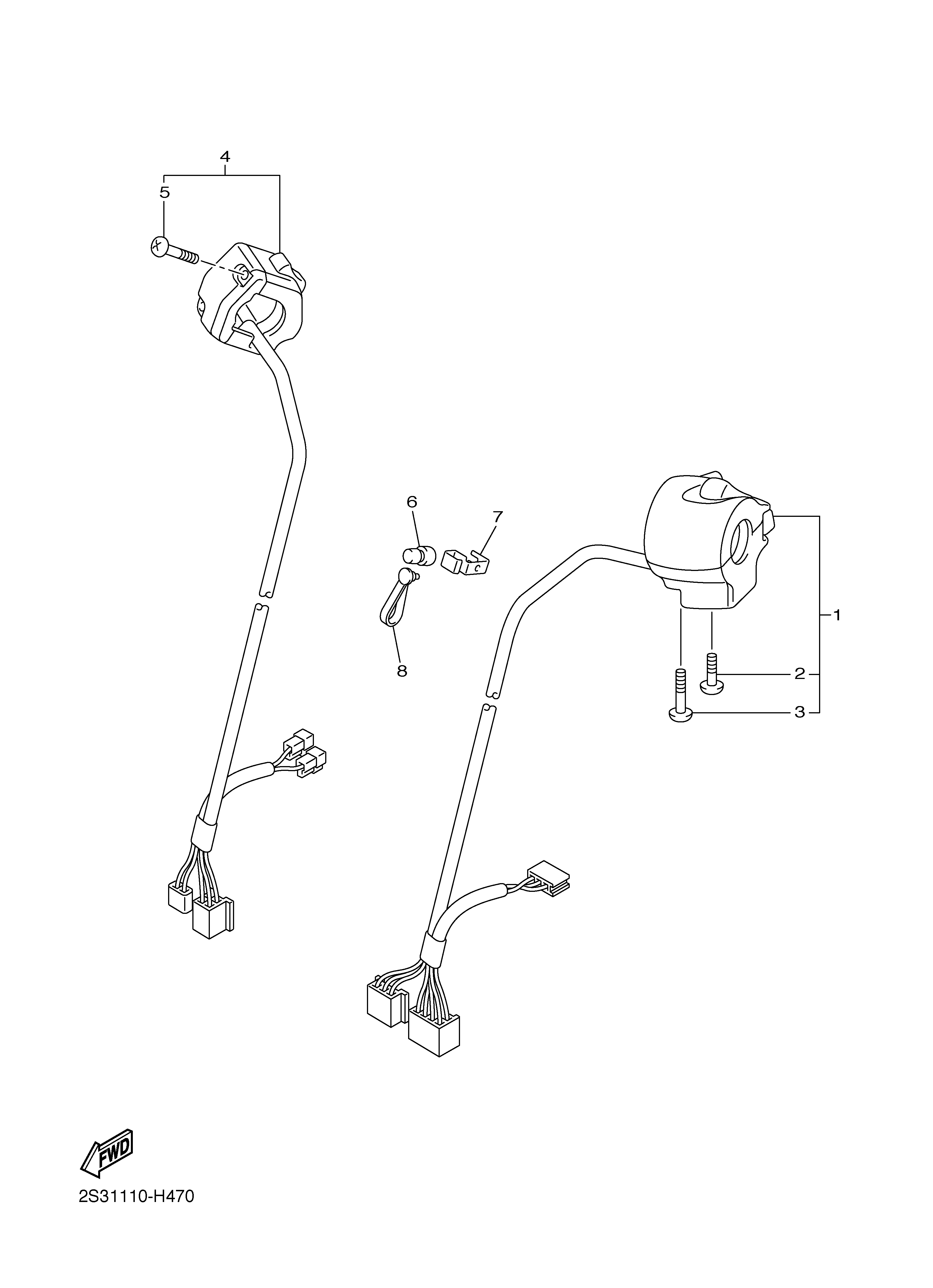 HANDLE SWITCH LEVER Despieces