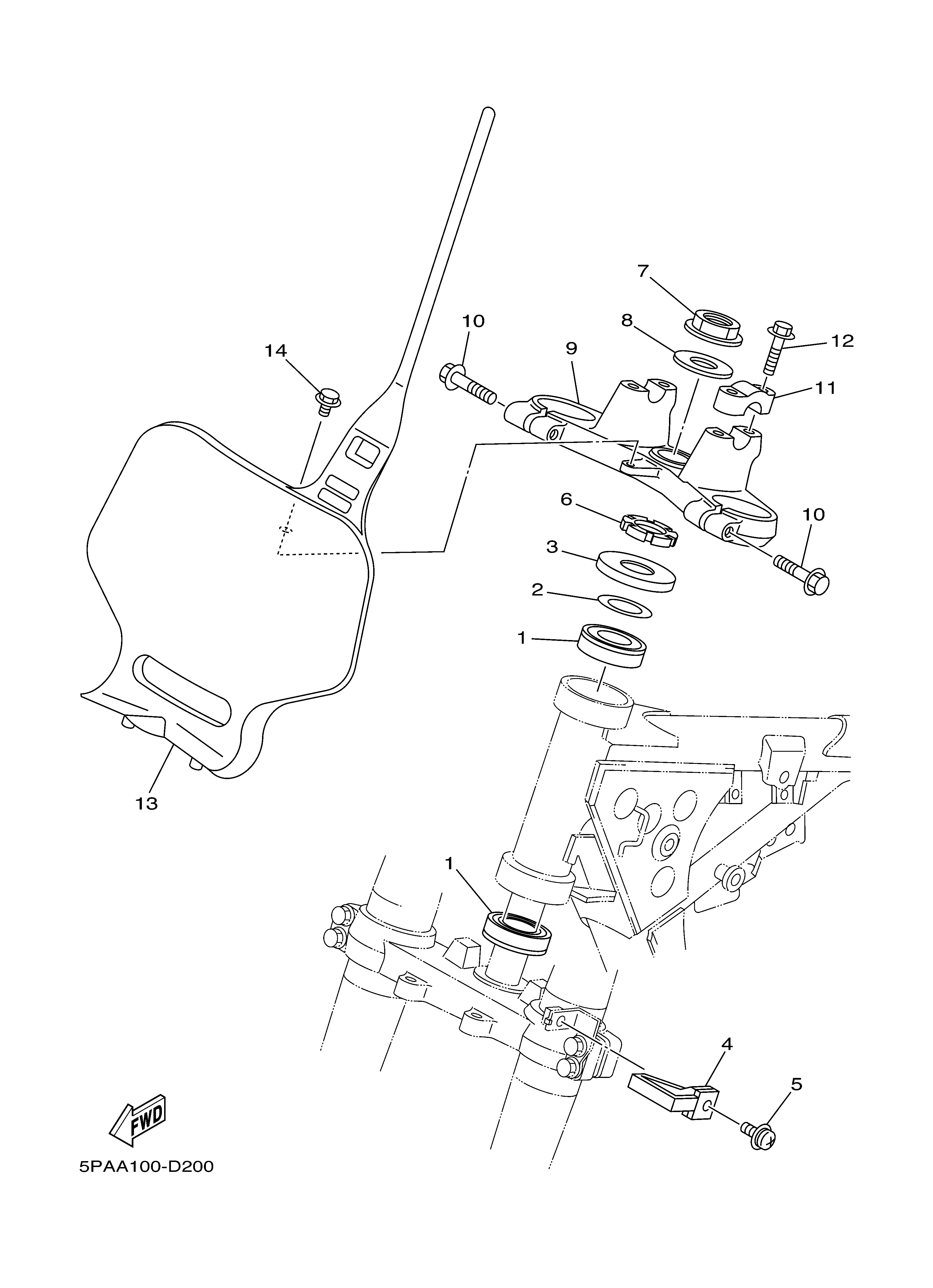 STEERING 爆炸图