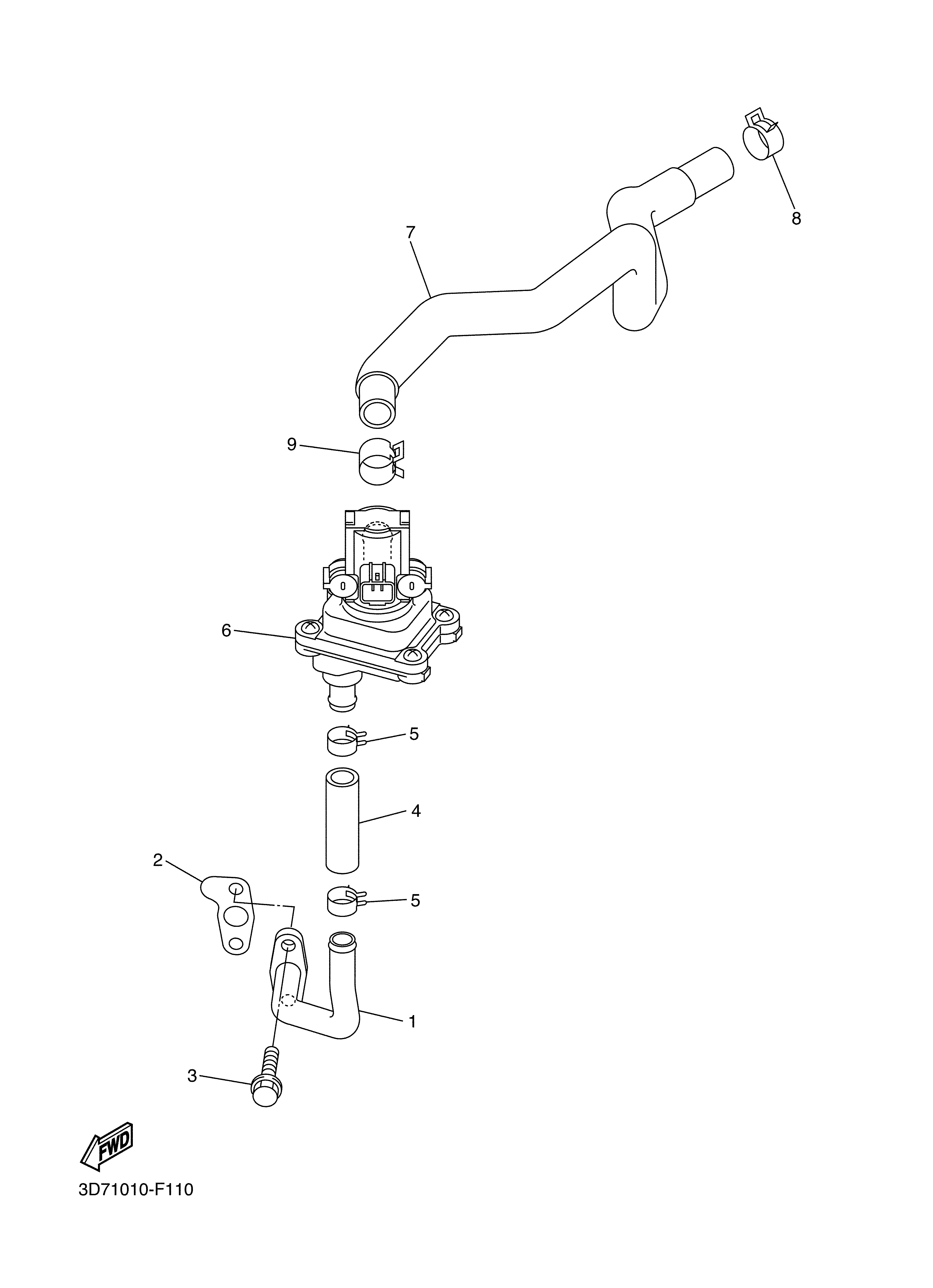 AIR INDUCTION SYSTEM Sơ đồ tách chi tiết