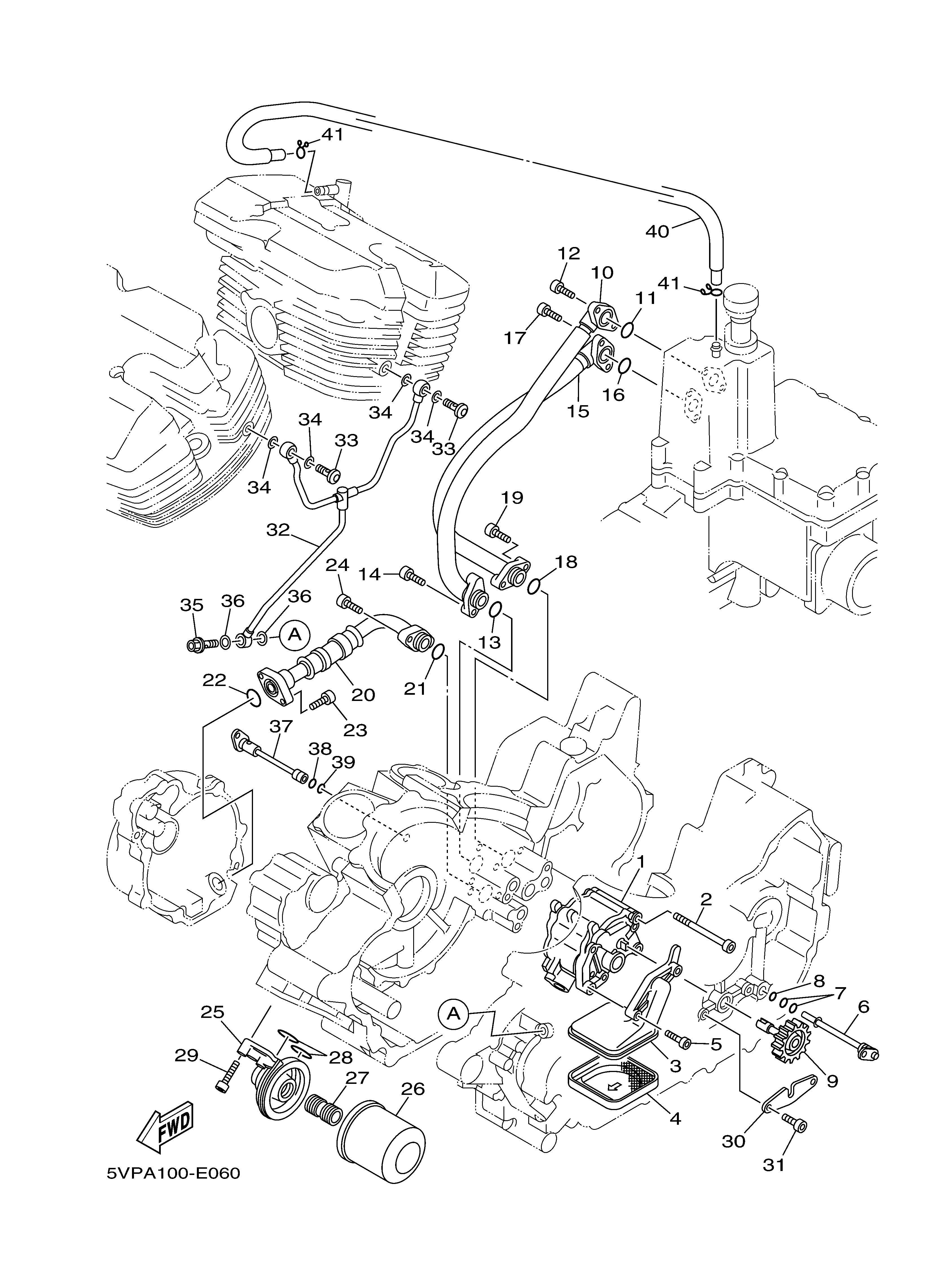 OIL PUMP ภาพแยกชิ้นส่วน