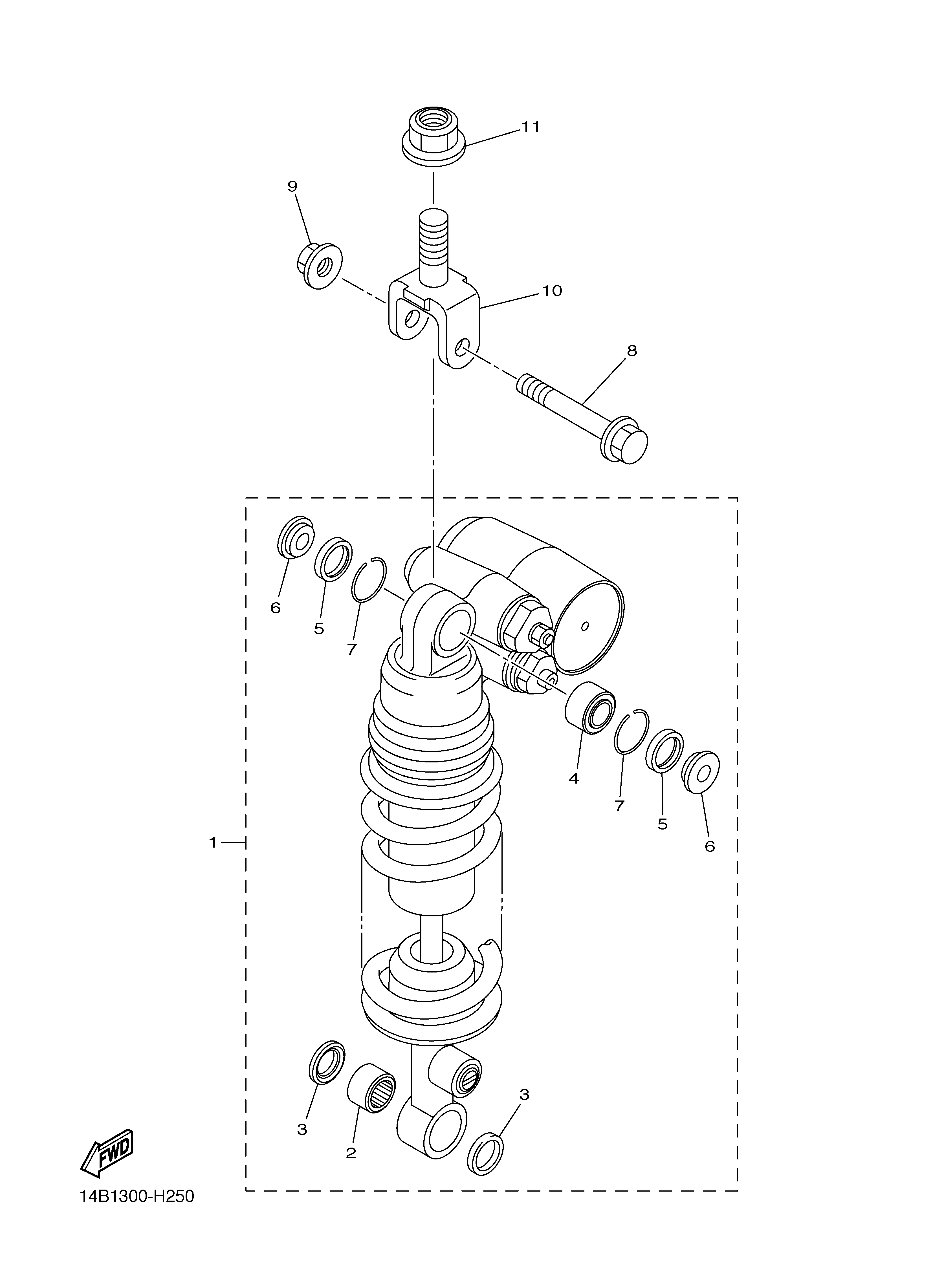 REAR SUSPENSION Sơ đồ tách chi tiết
