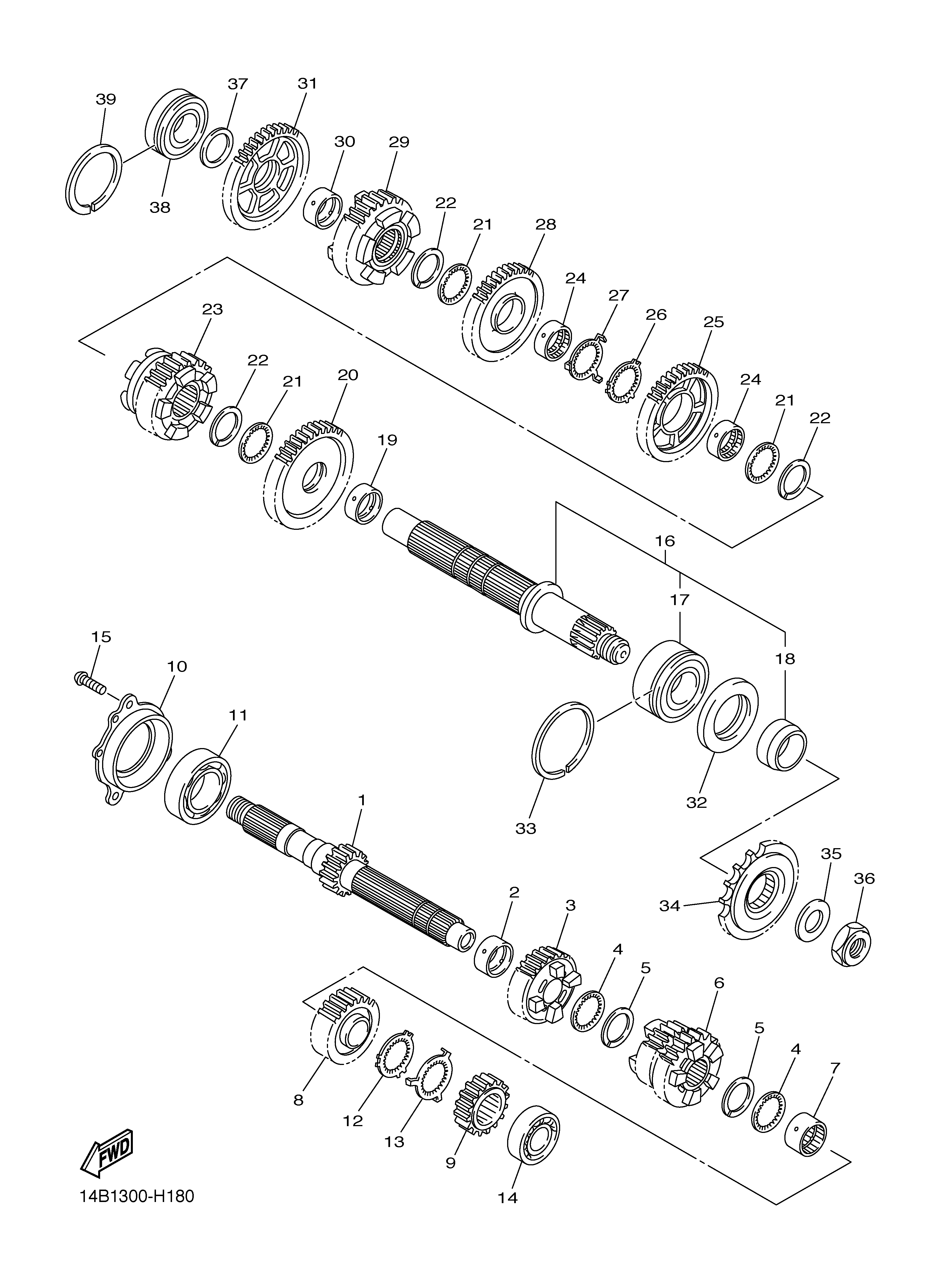 TRANSMISSION 爆炸图