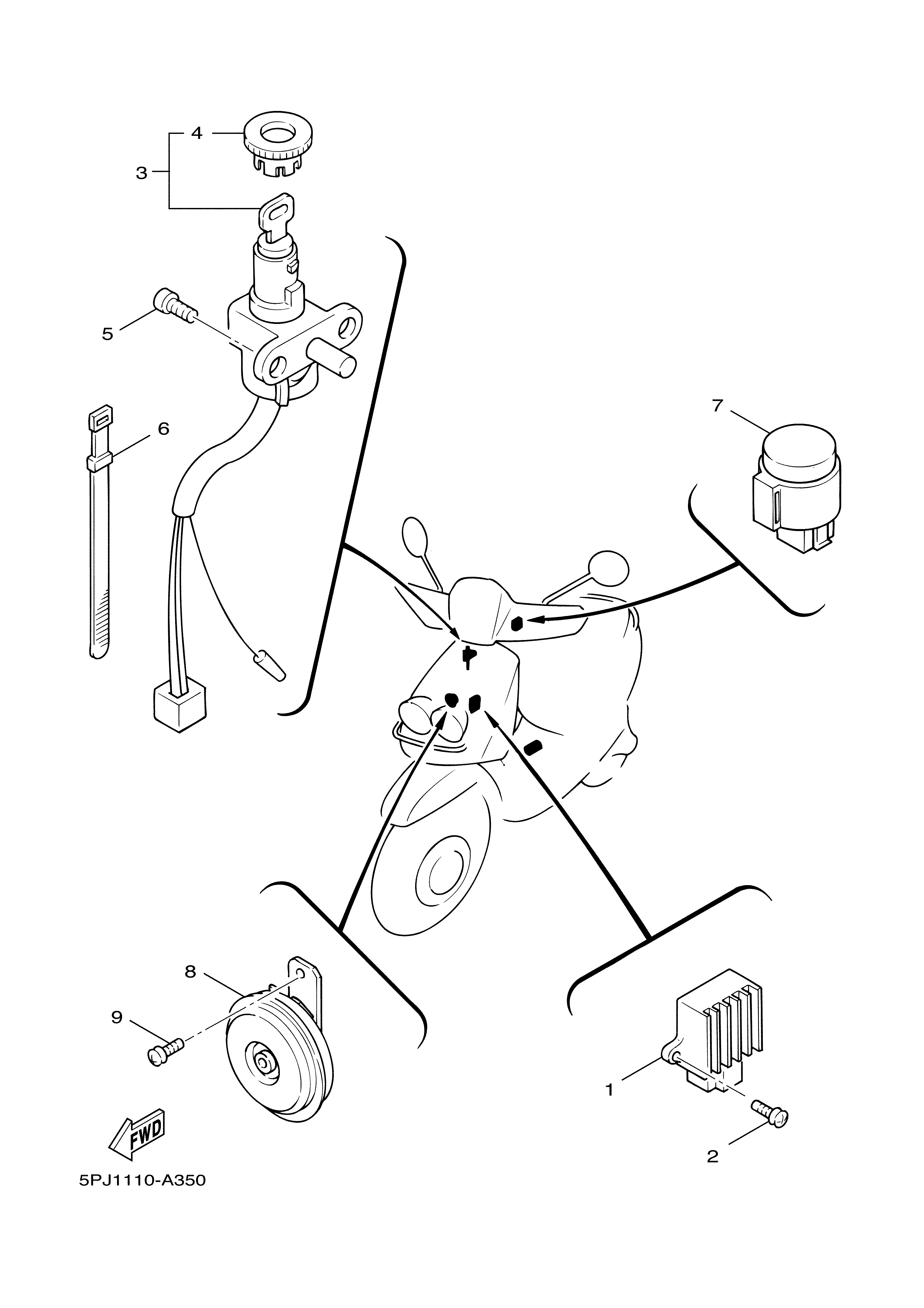 ELECTRICAL 1 Sơ đồ tách chi tiết