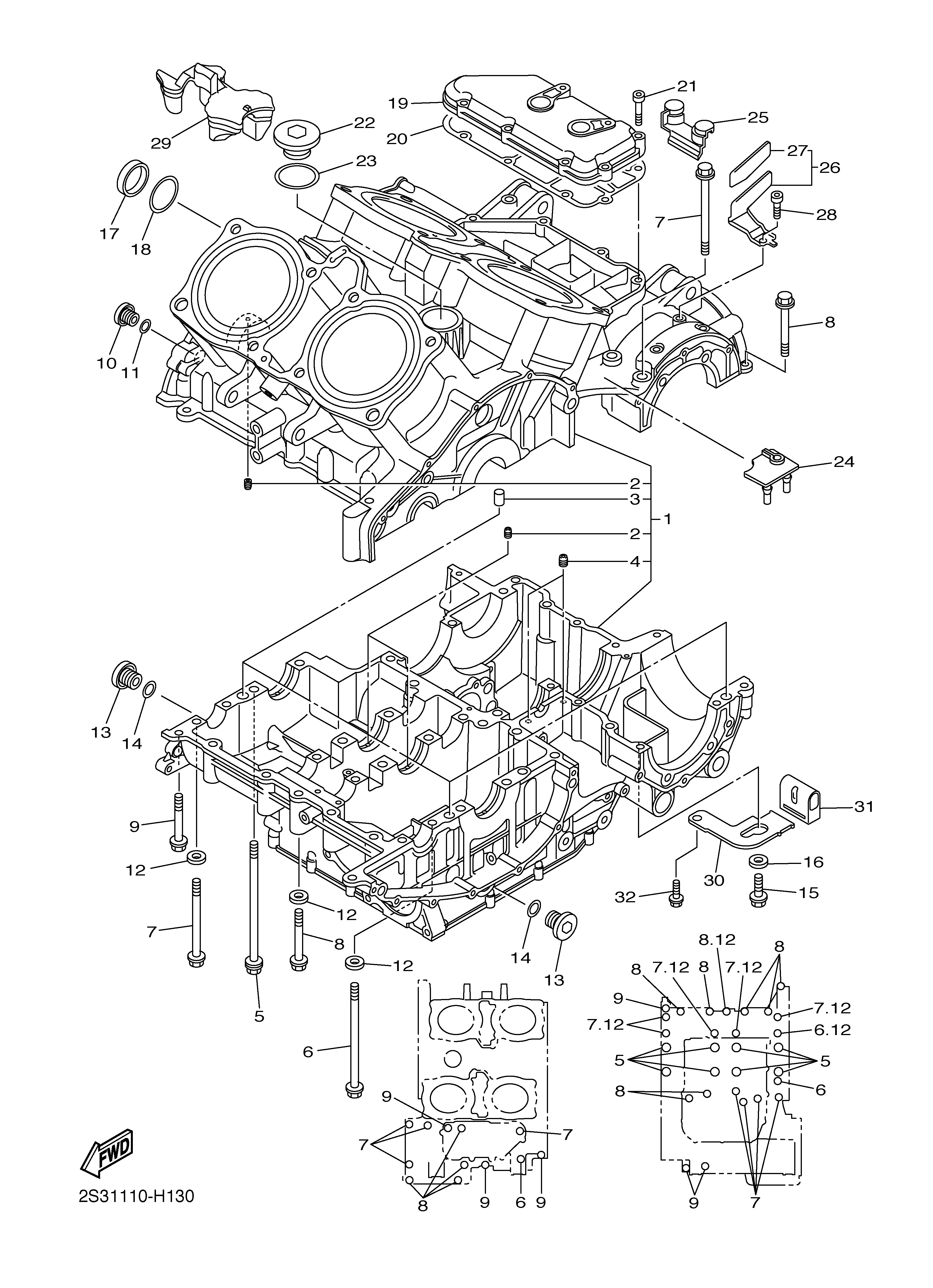 CRANKCASE Despieces