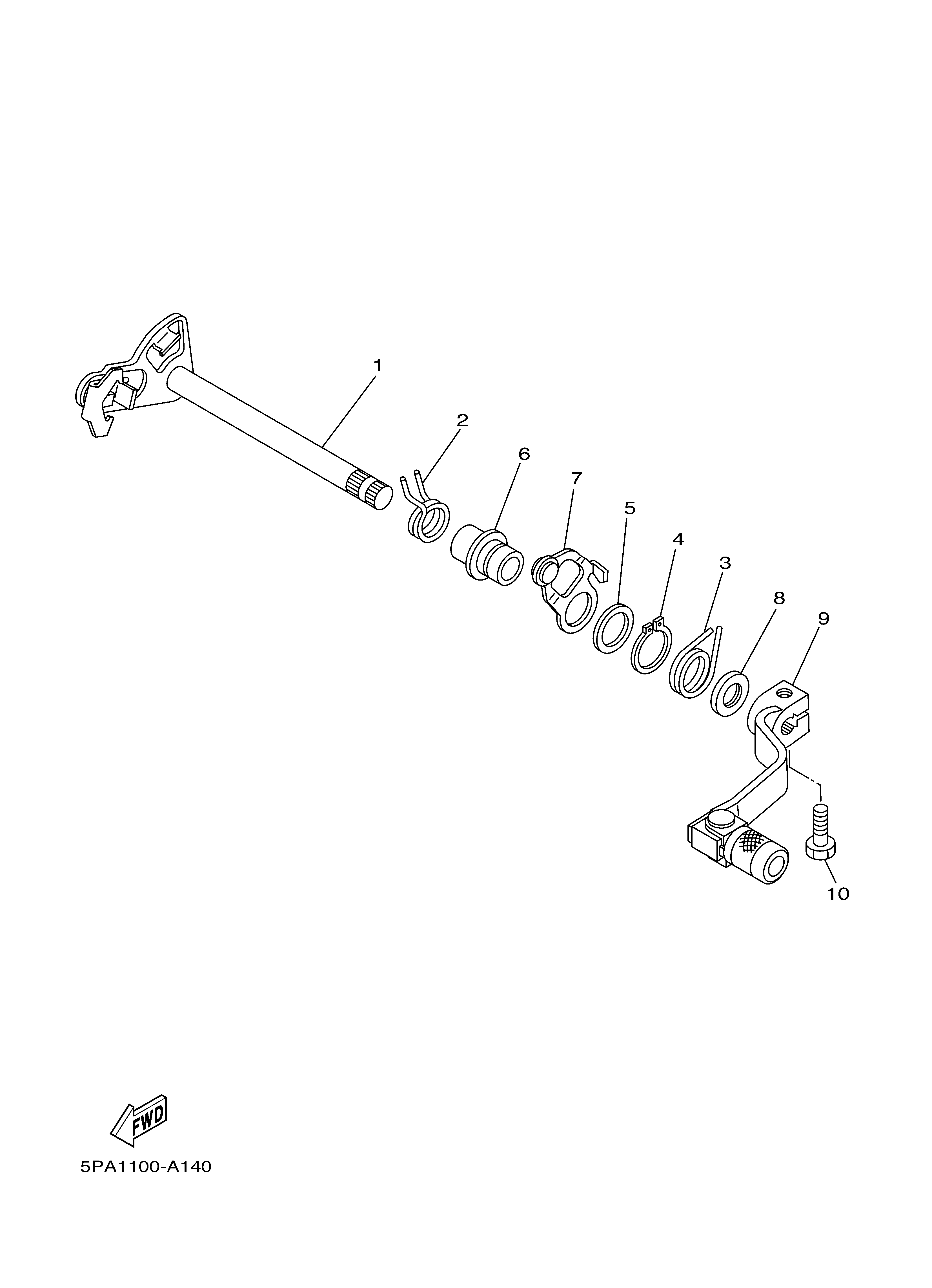 SHIFT SHAFT Despieces