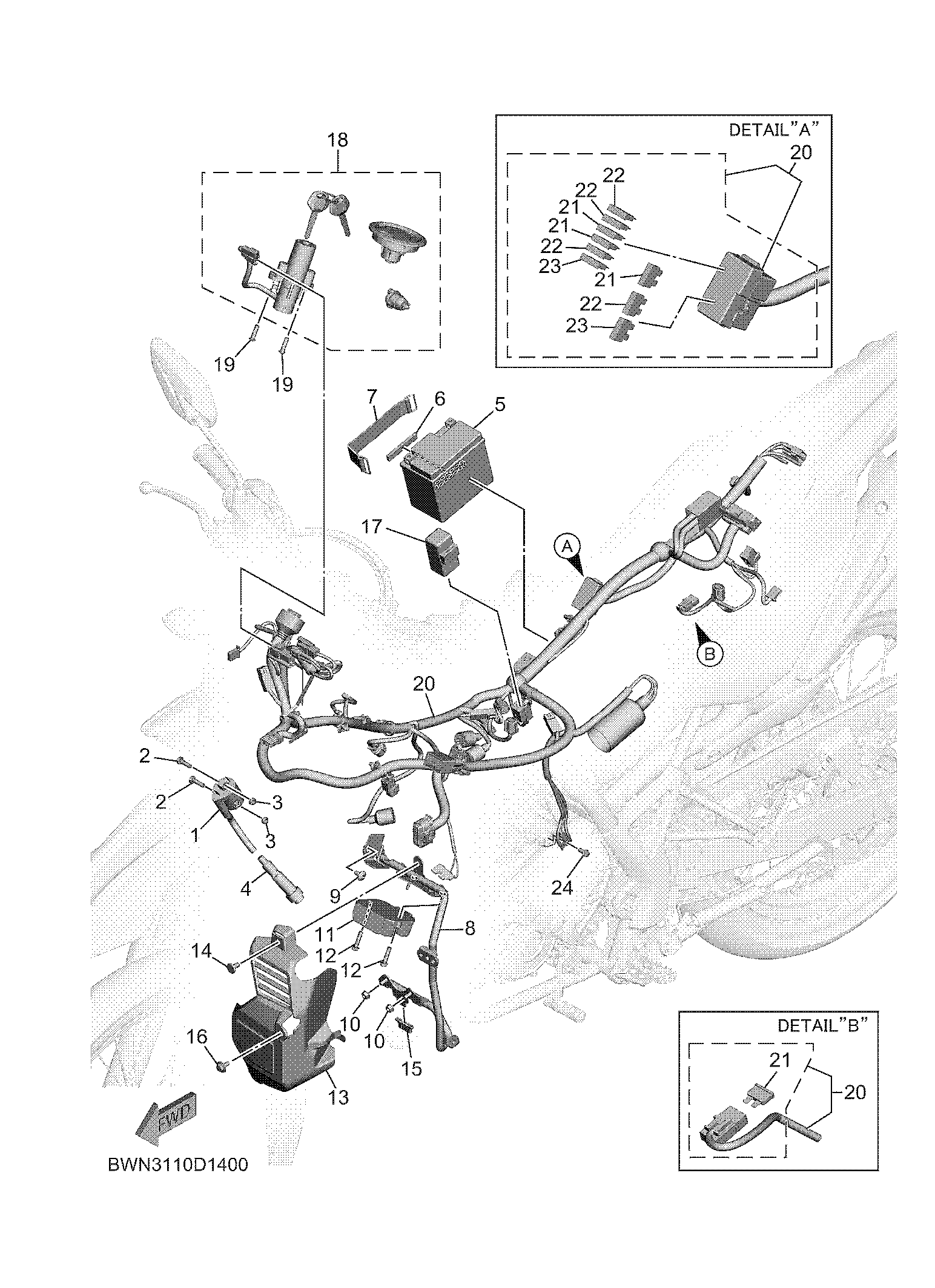 ELECTRICAL 1 Exploded diagrams