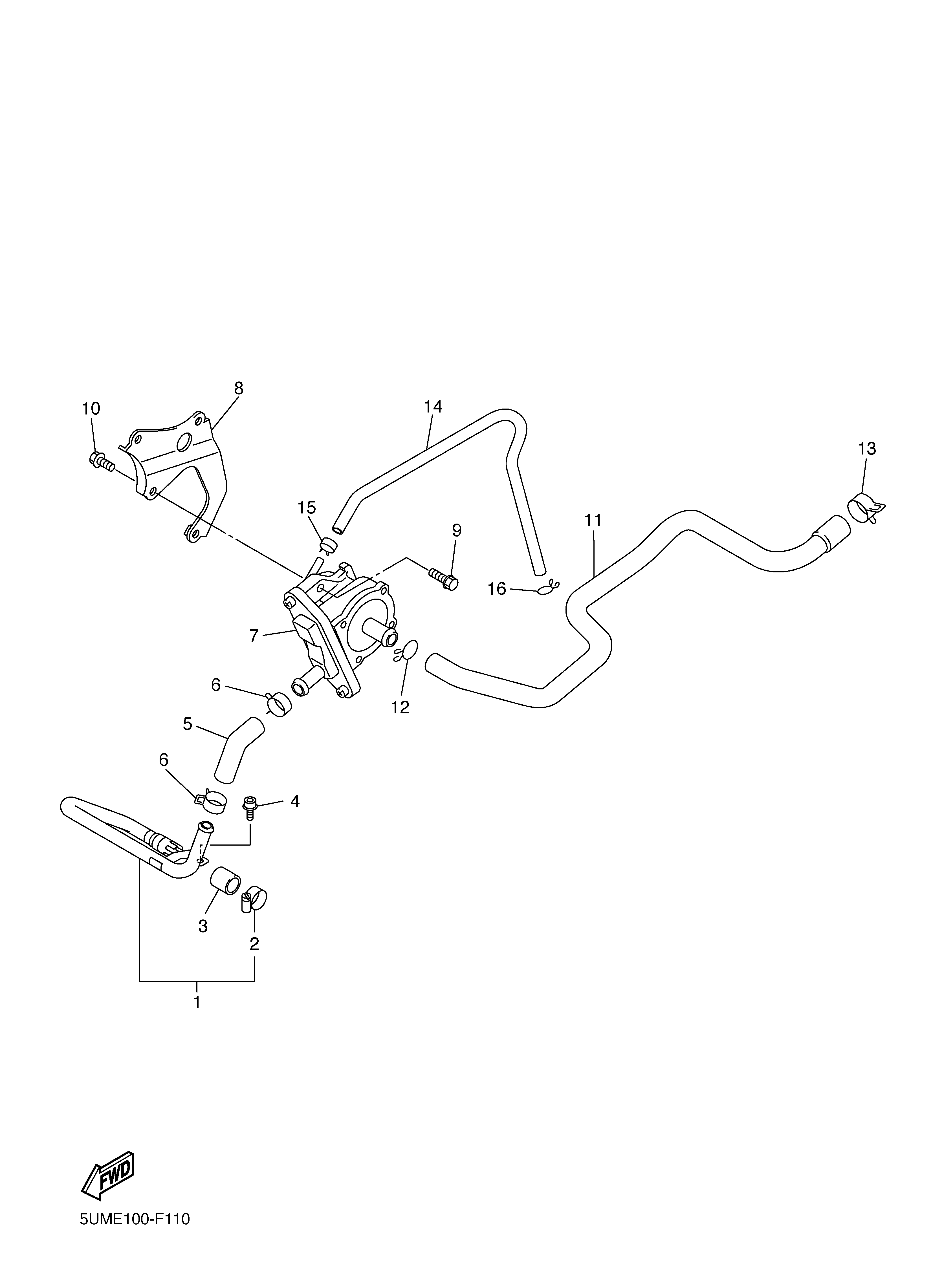 AIR INDUCTION SYSTEM Vistas explodidas