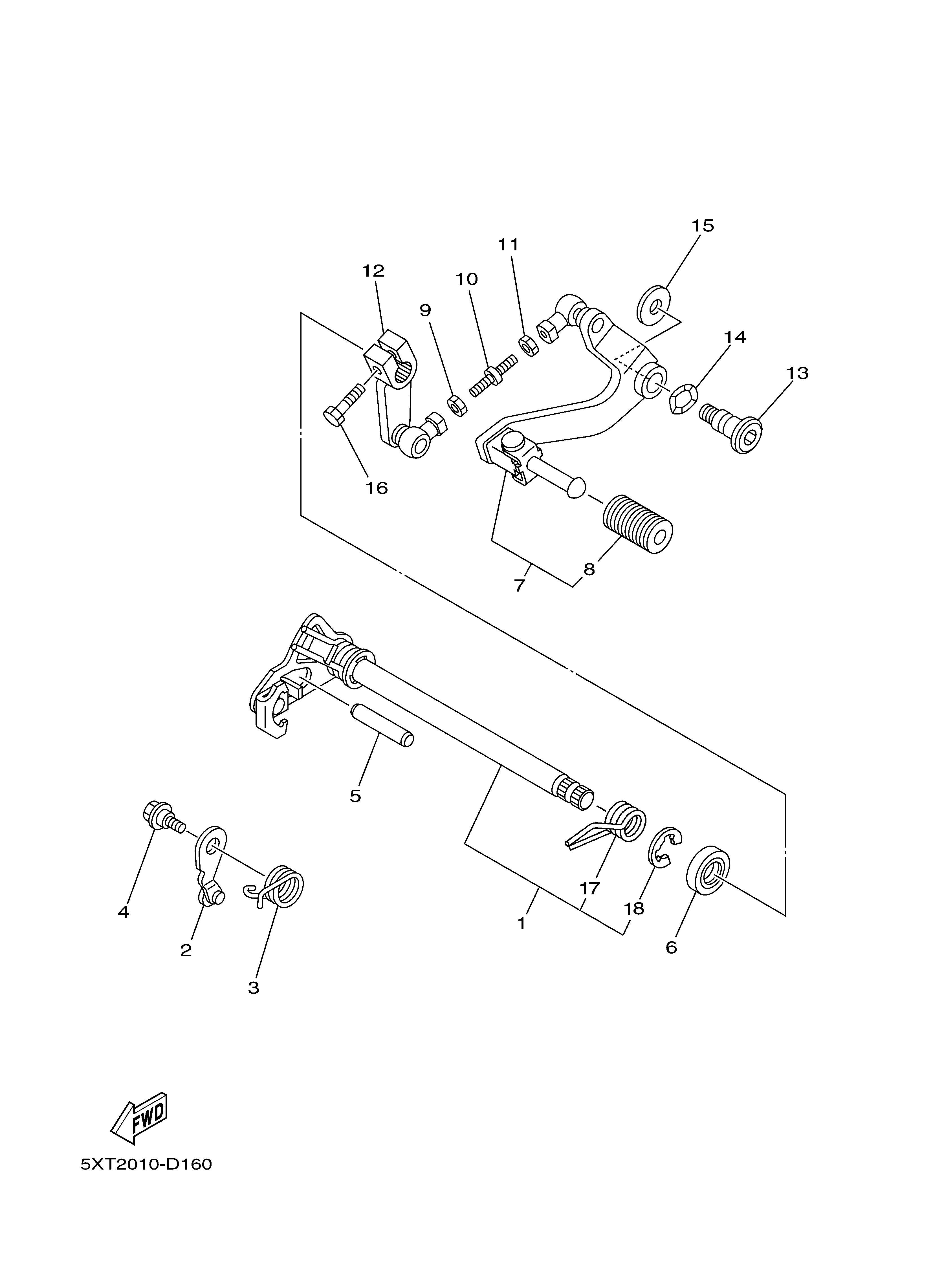 SHIFT SHAFT Despieces