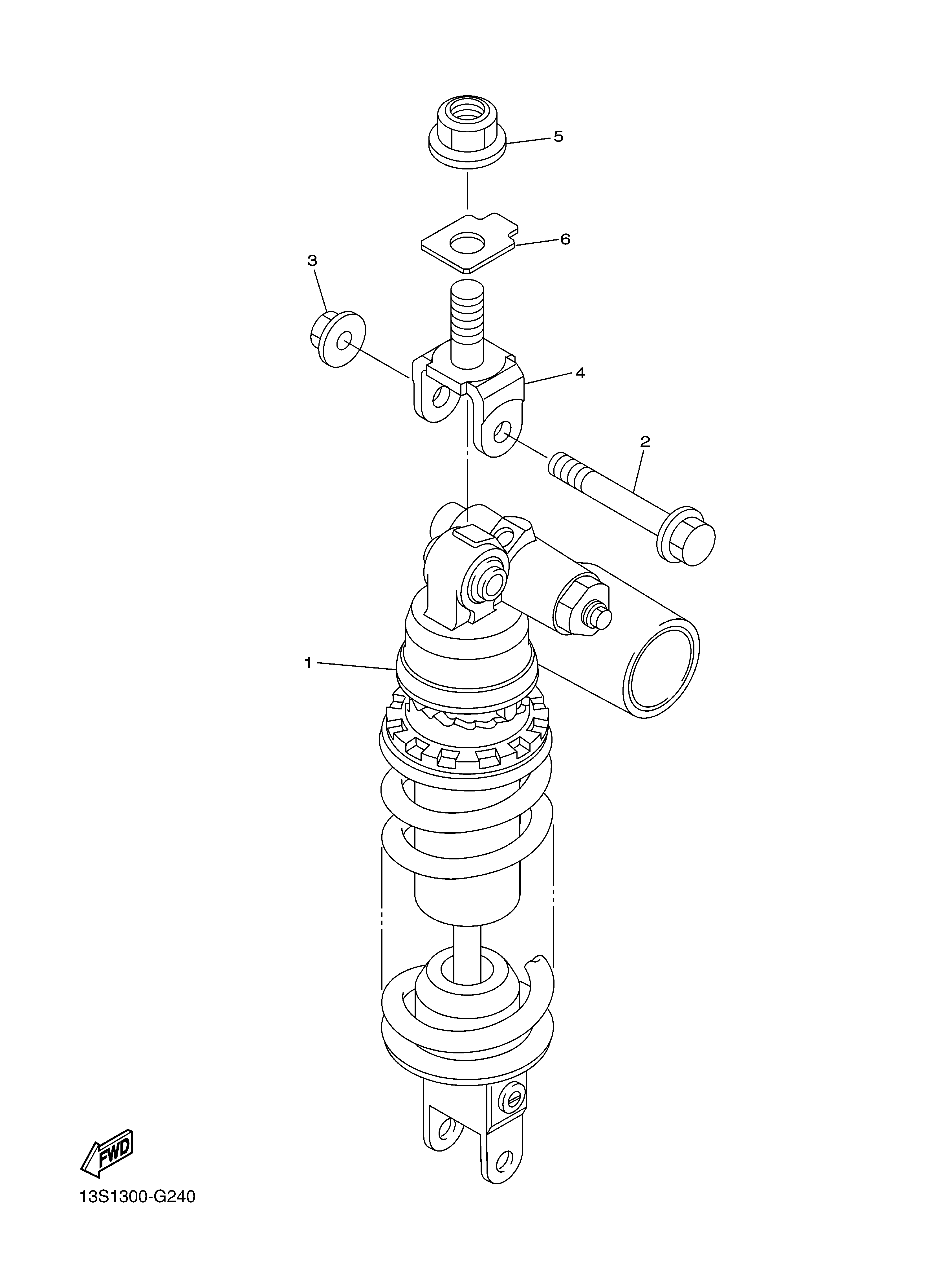 REAR SUSPENSION Sơ đồ tách chi tiết