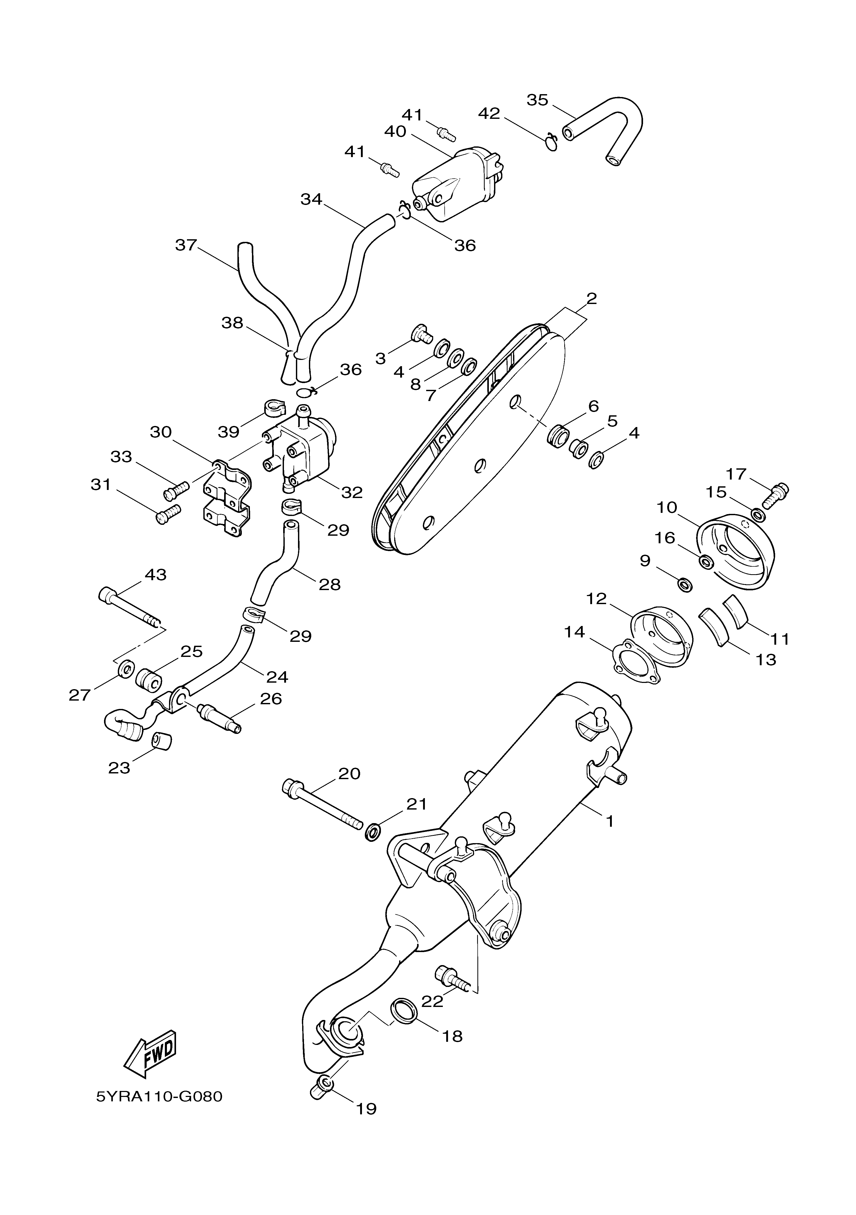 EXHAUST Despieces
