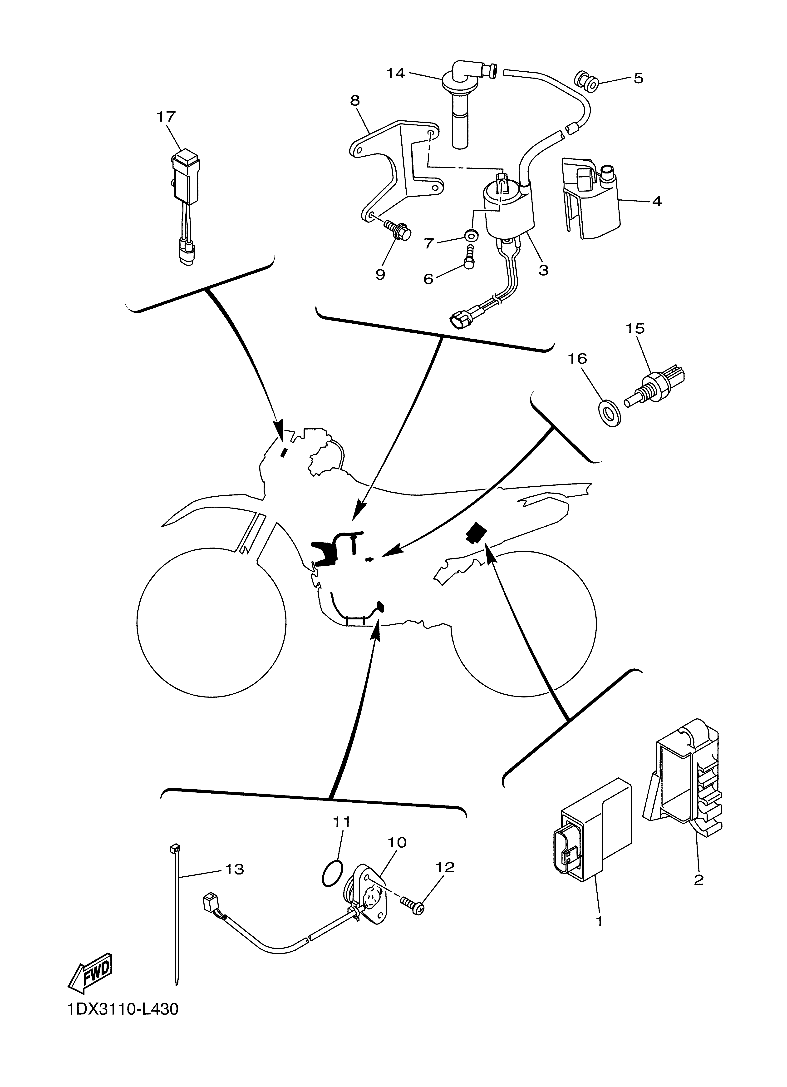 ELECTRICAL 1 ภาพแยกชิ้นส่วน