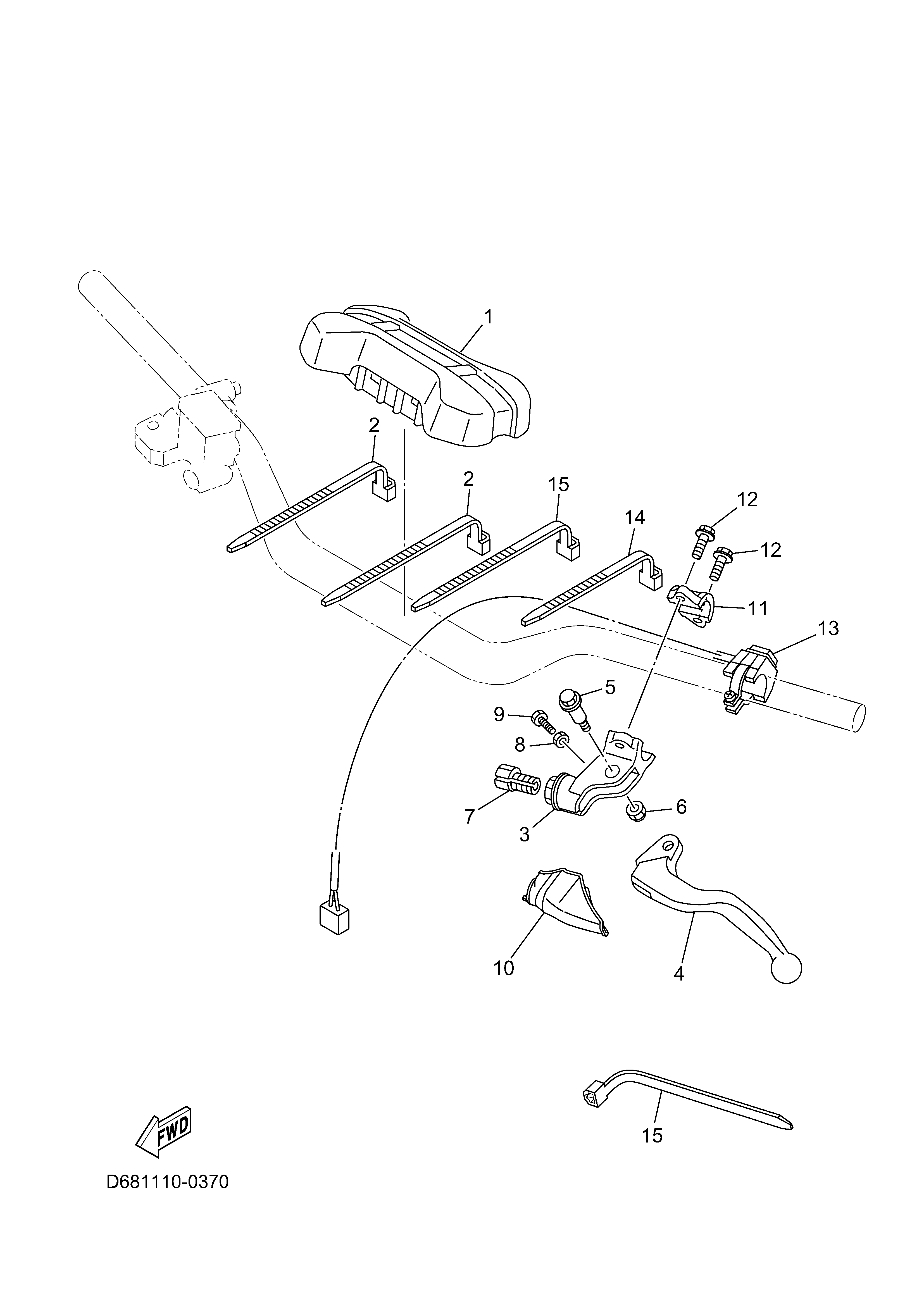 HANDLE SWITCH & LEVER ภาพแยกชิ้นส่วน