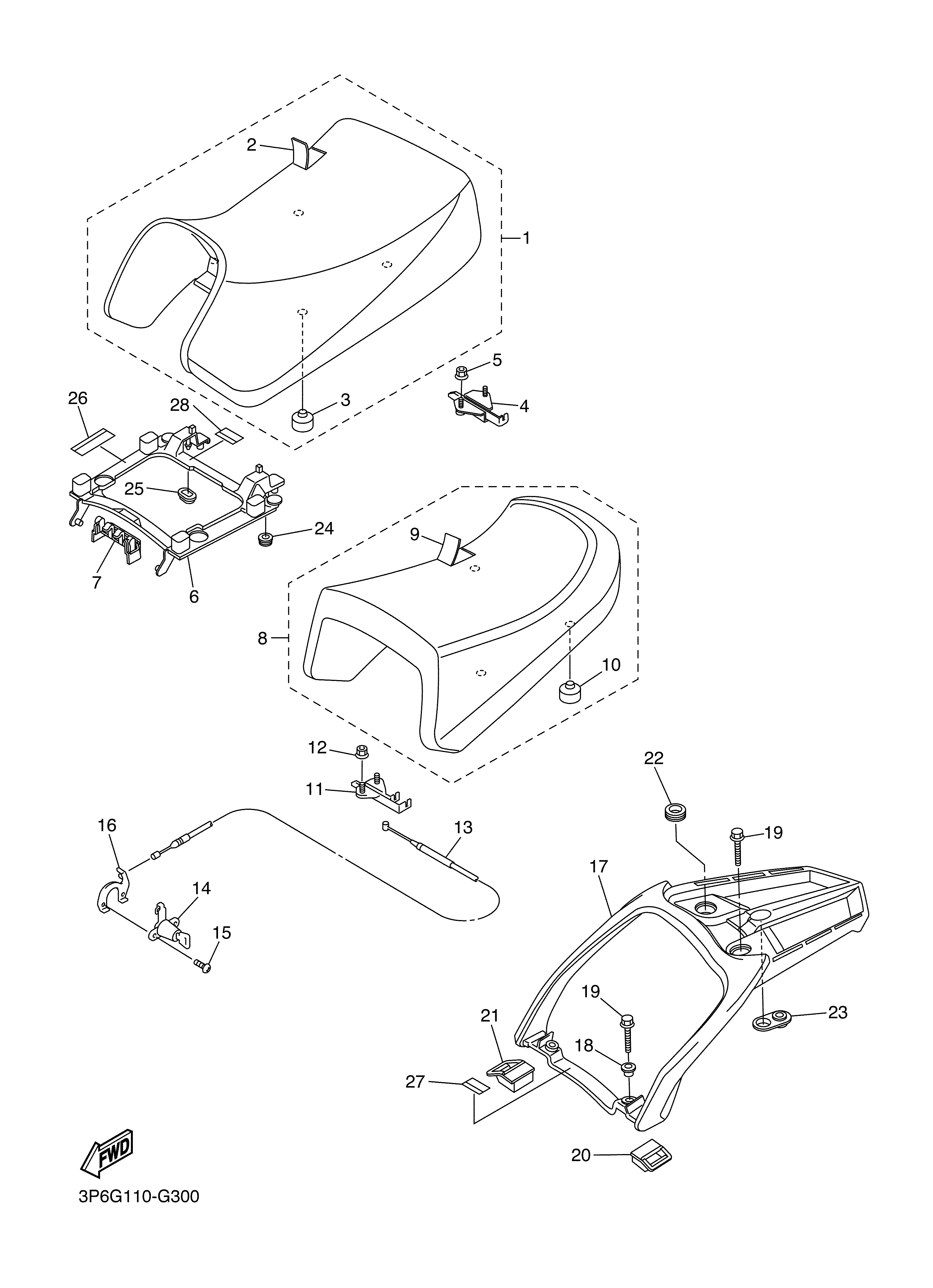 SEAT Diagram terurai