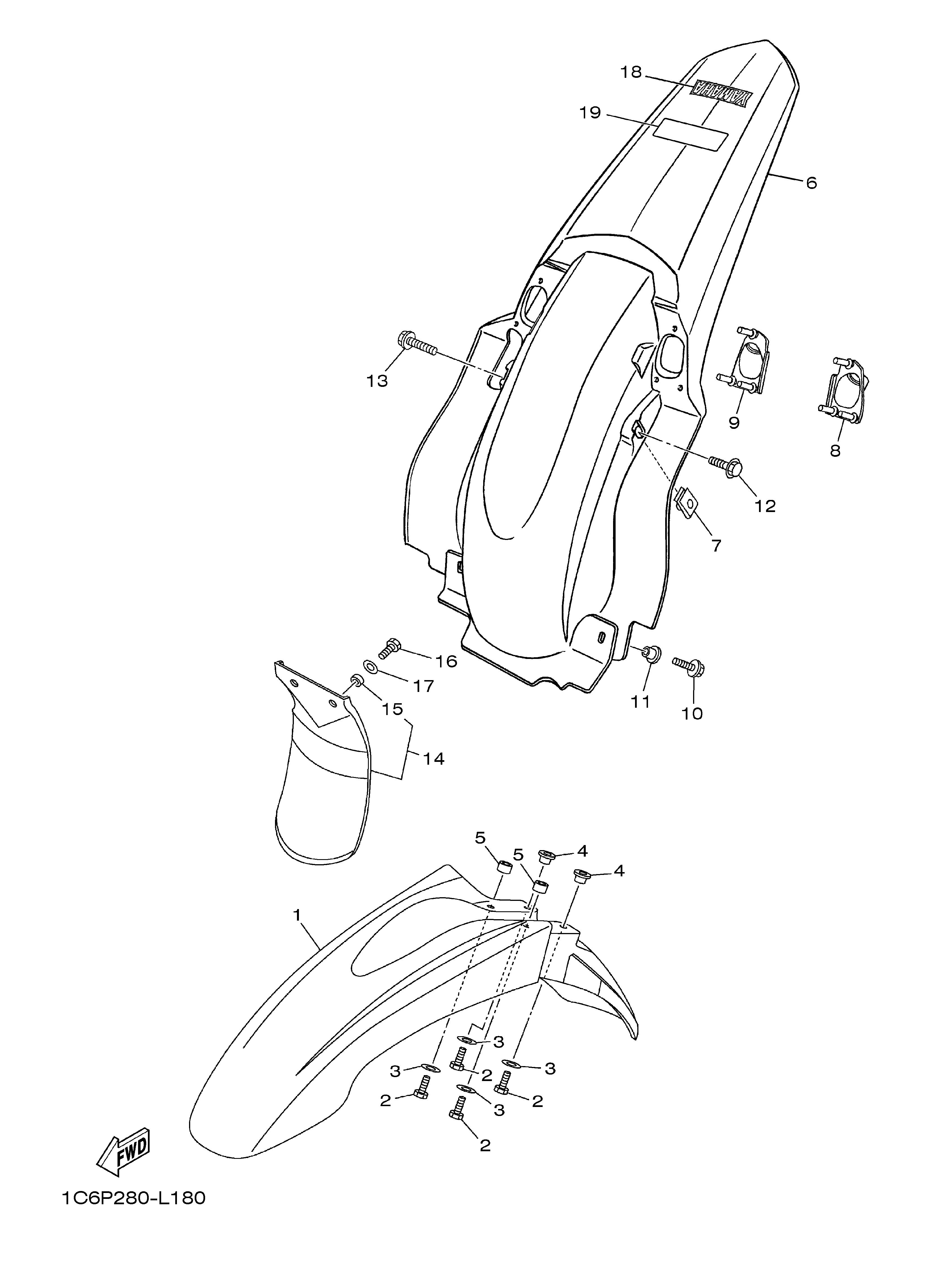FENDER Diagram terurai