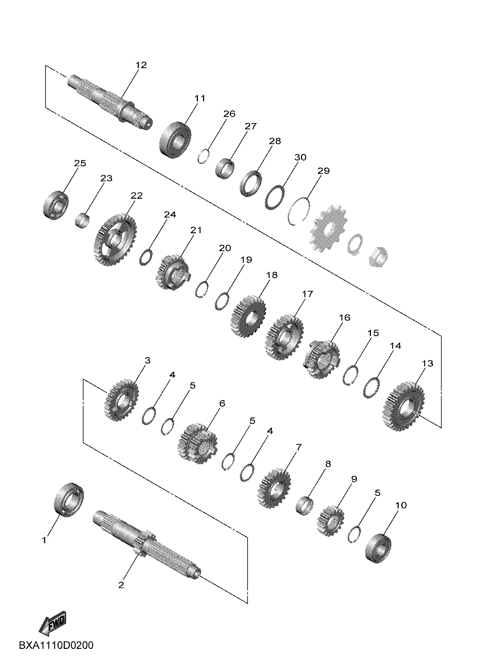 TRANSMISSION Diagram terurai