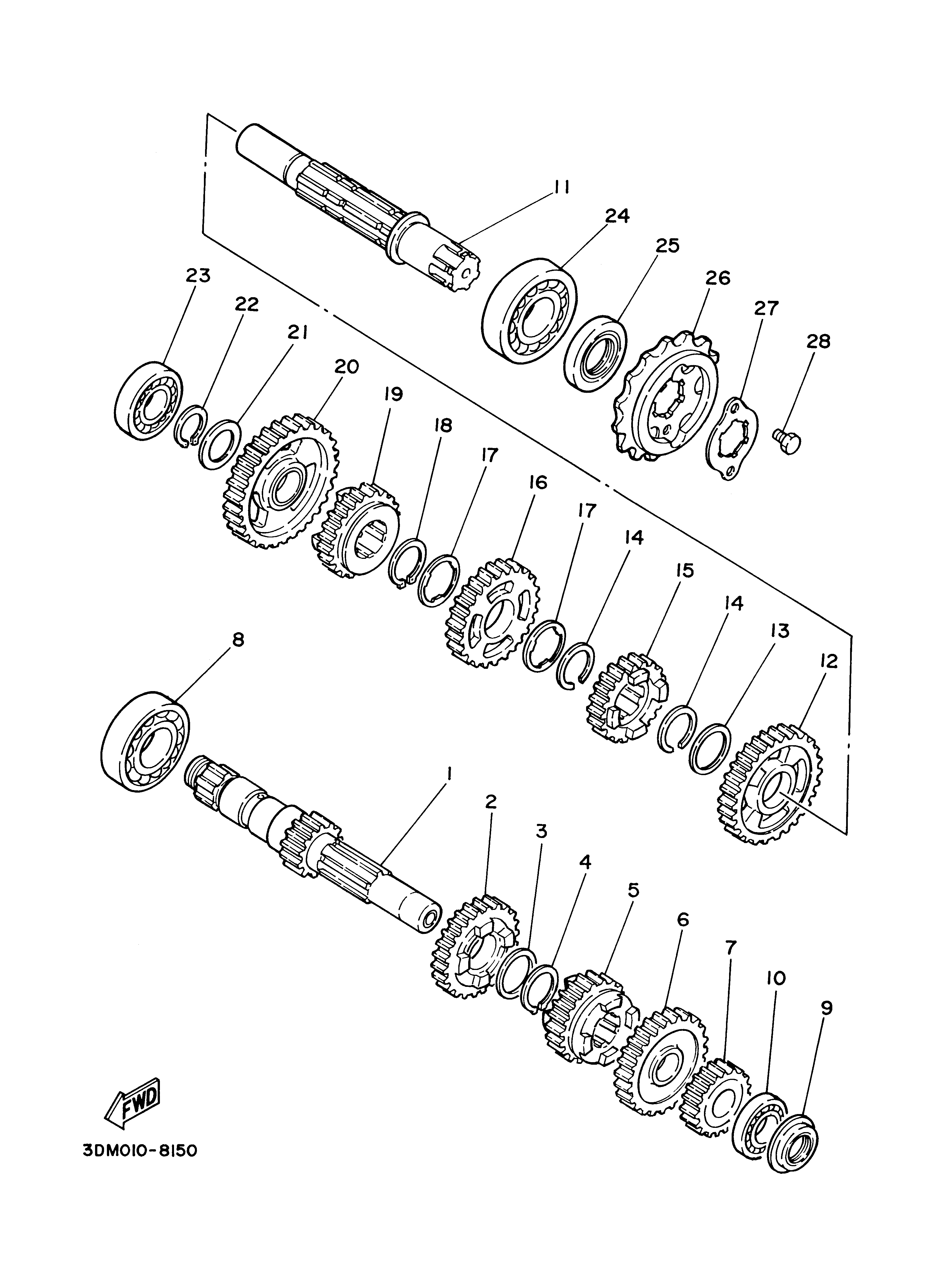 TRANSMISSION Diagram terurai