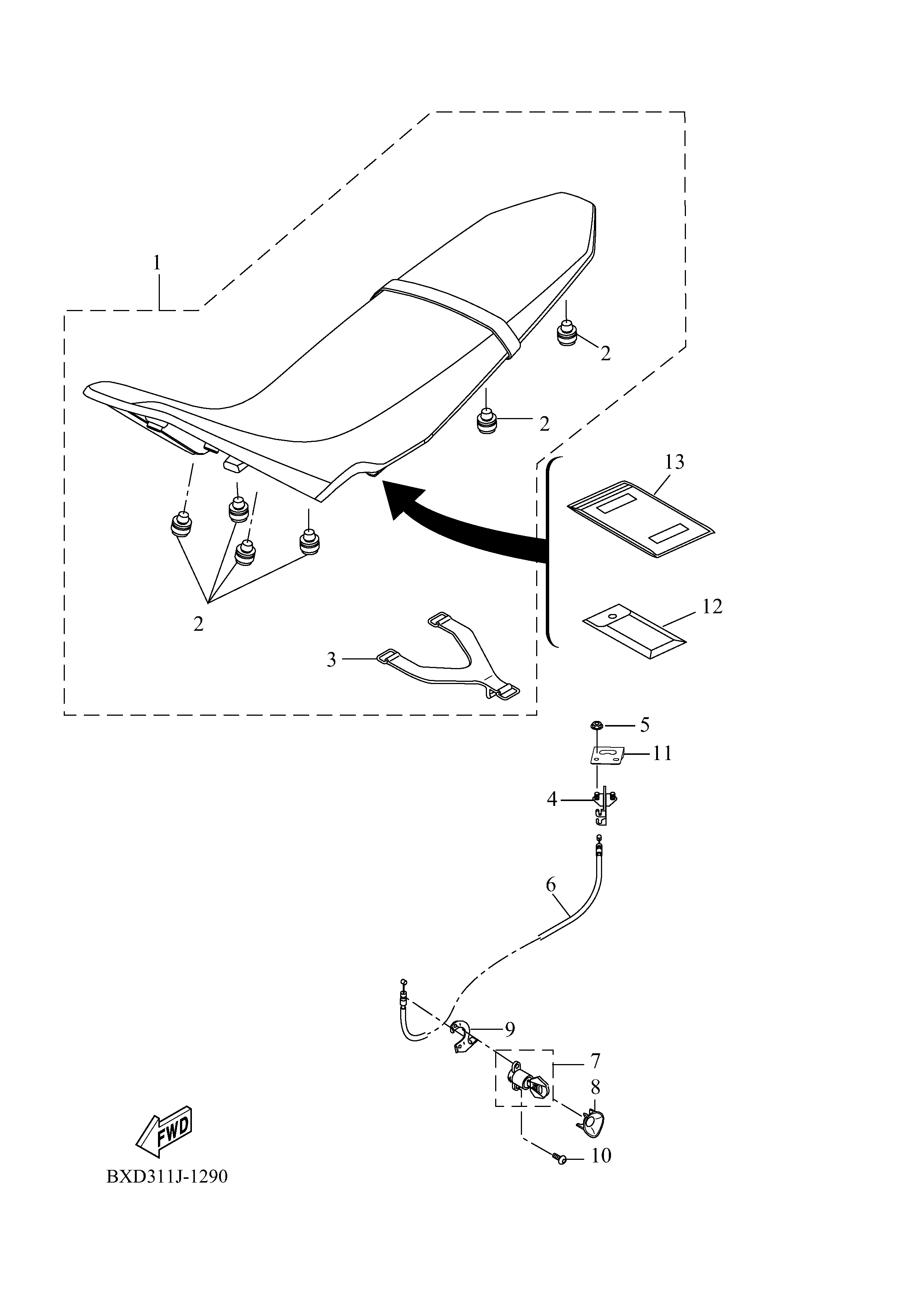 SEAT Diagram terurai