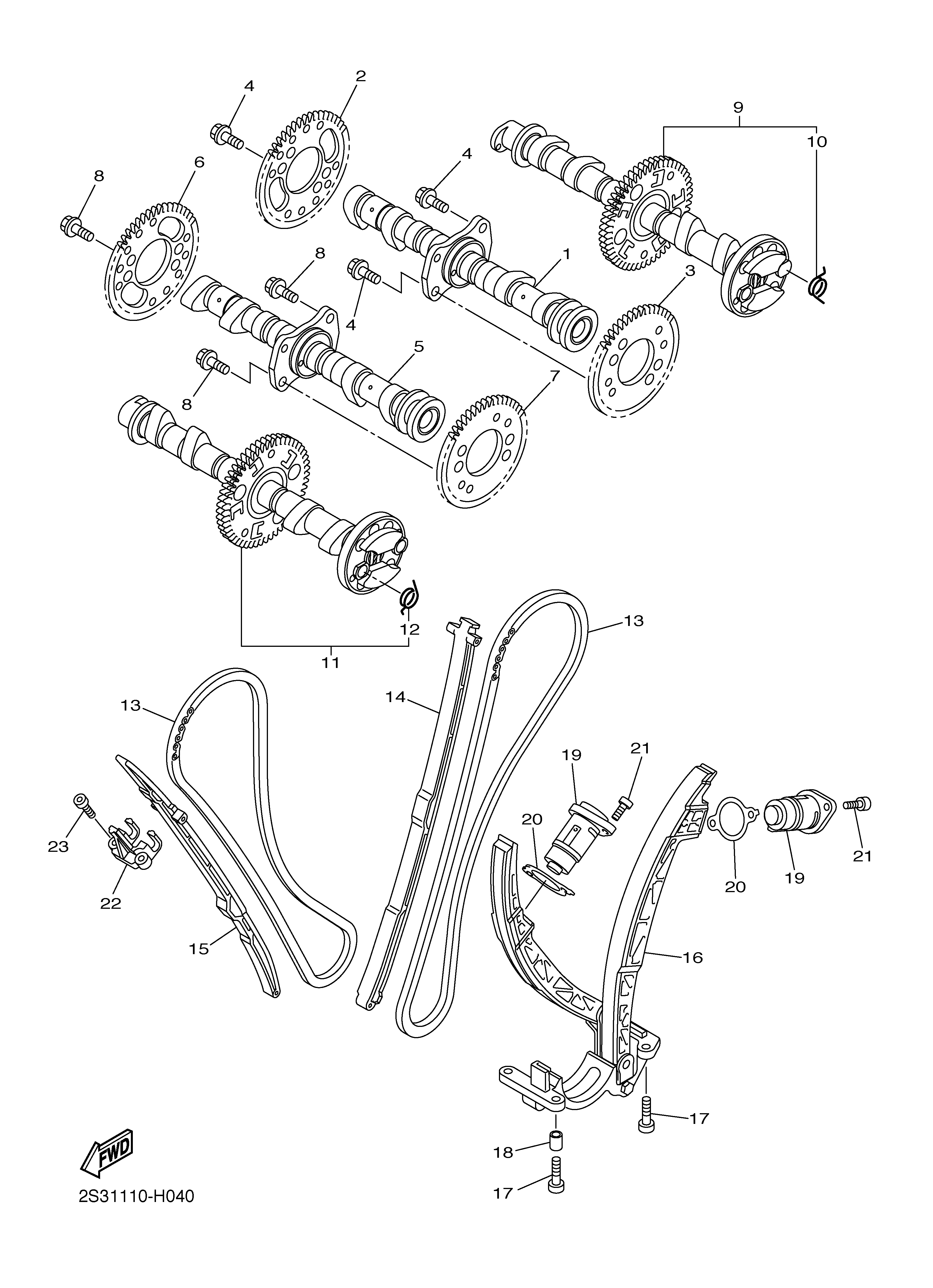 CAMSHAFT CHAIN Despieces
